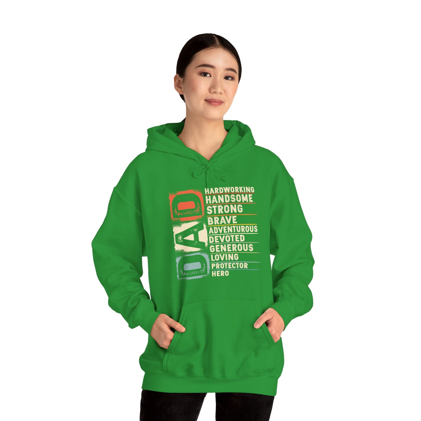 Vintage Funny Definition of Dad Retro Meme Joke Father's Day Hoodie