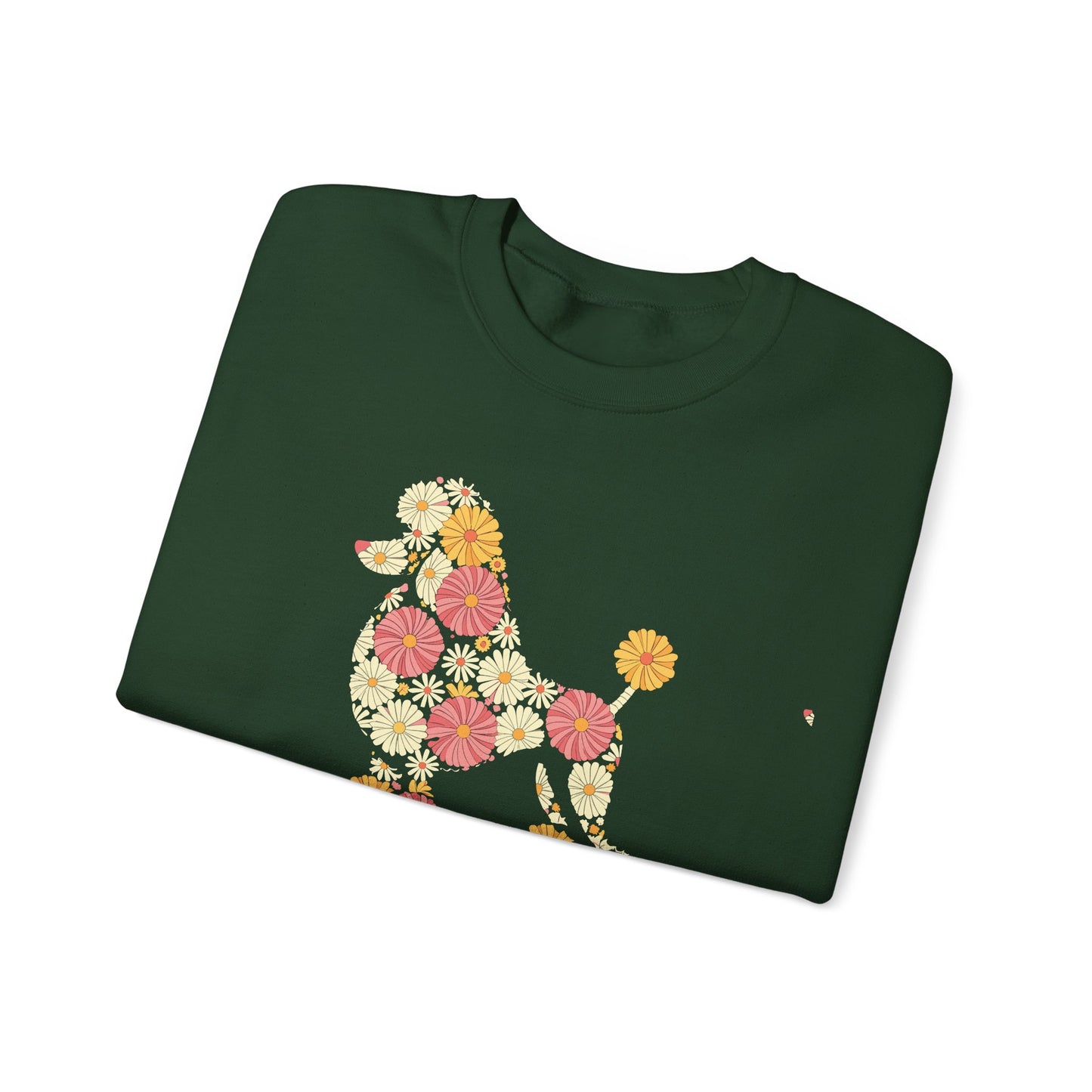 Funny Floral Flower Poodle Mom Grandma Womens Mothers Day Sweatshirt