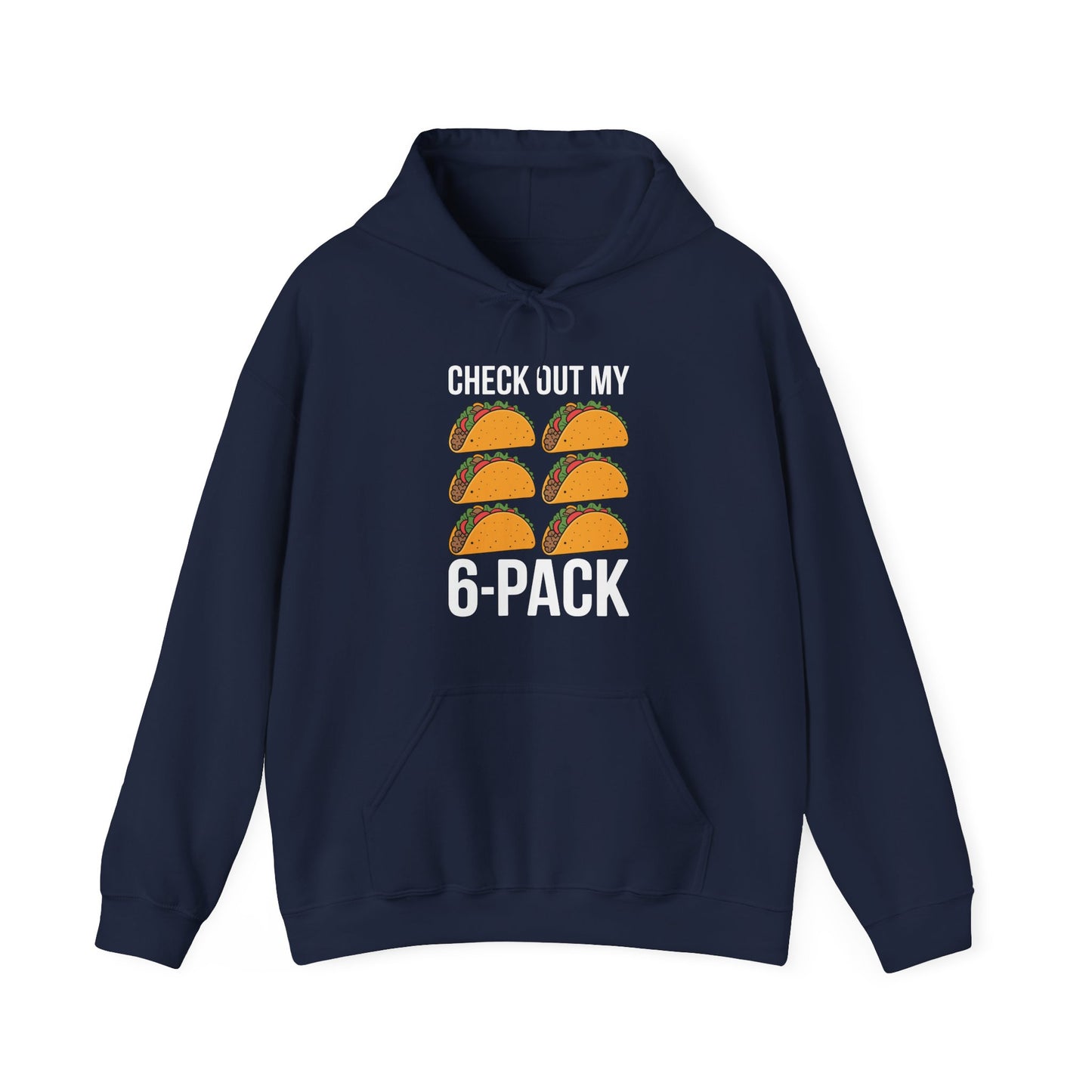 6 Pack Fitness Taco Funny Mexican Gym Top for Taco Lovers Hoodie