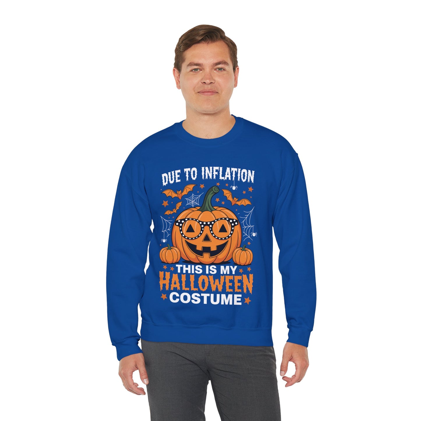 Pumpkin Halloween Costume Men Women Funny Halloween 2025 Sweatshirt