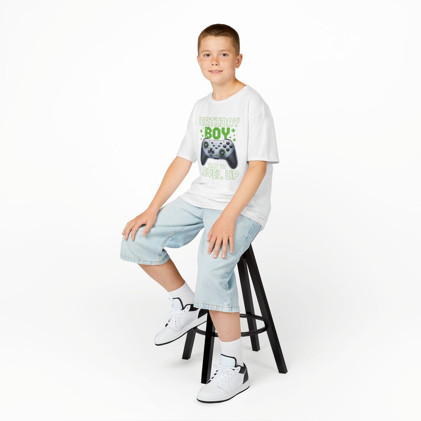 Level Up Birthday Boy Video Game T-shirt