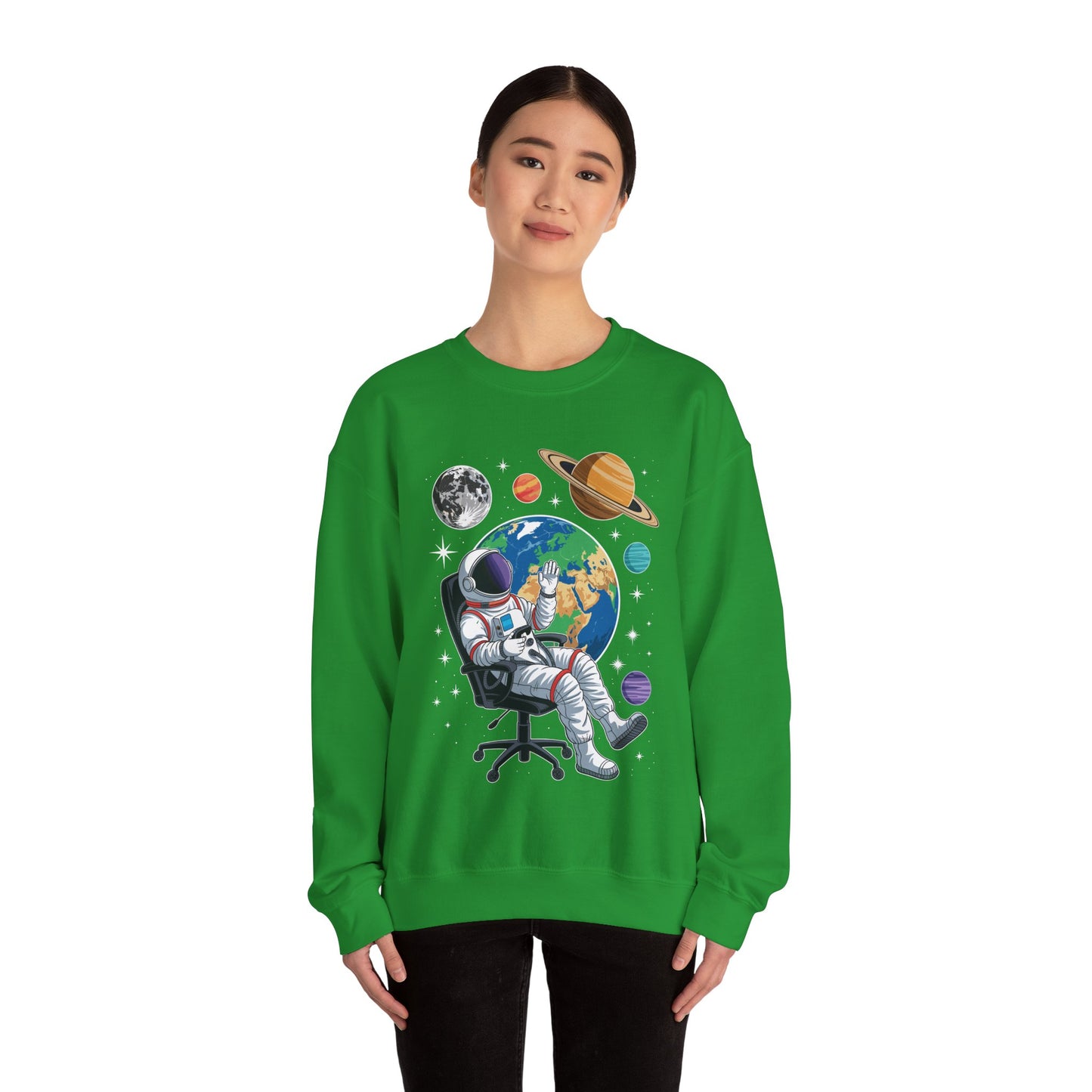 Astronaut Gamer Space Gaming System Planets Sweatshirt