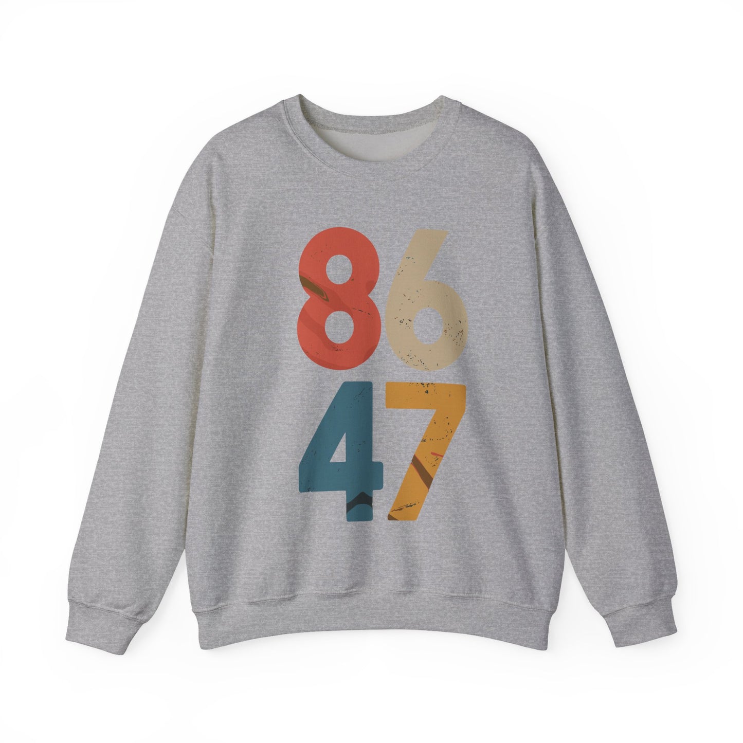 Classic Vintage 80s Style 86 47 Anti Trump Sweatshirt