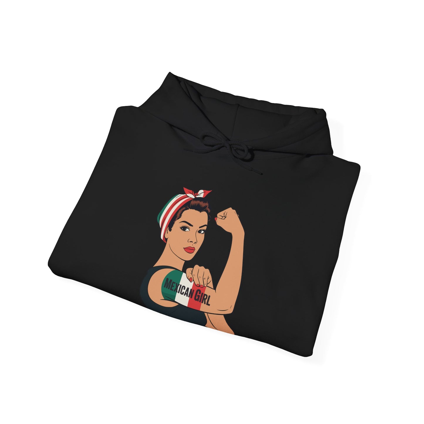 Mexican Girl Mujer Rosie Riveter Cinco De Mayo Fiesta Women Hoodie