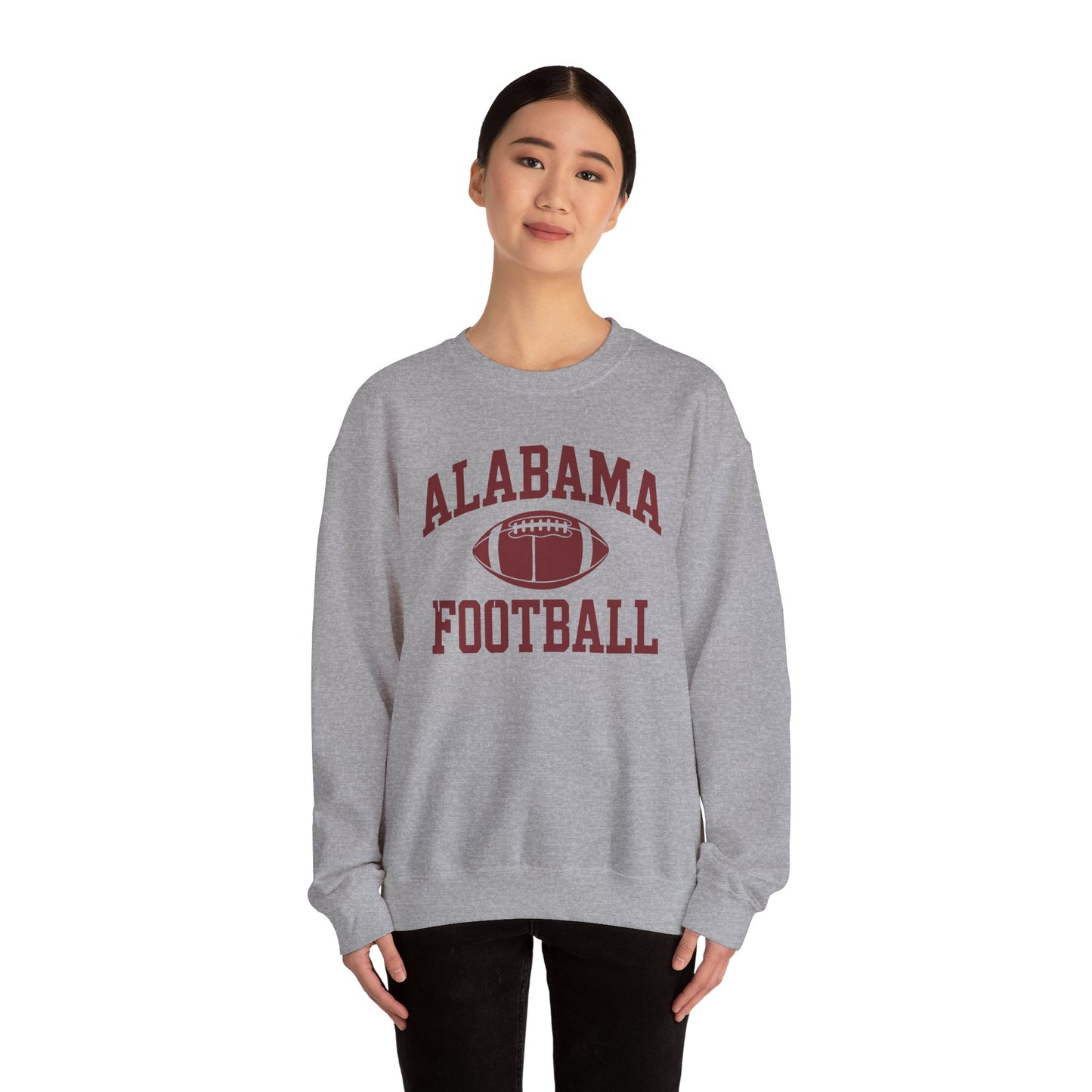 Men's Grey Alabama Football Vintage Distressed Sweatshirt
