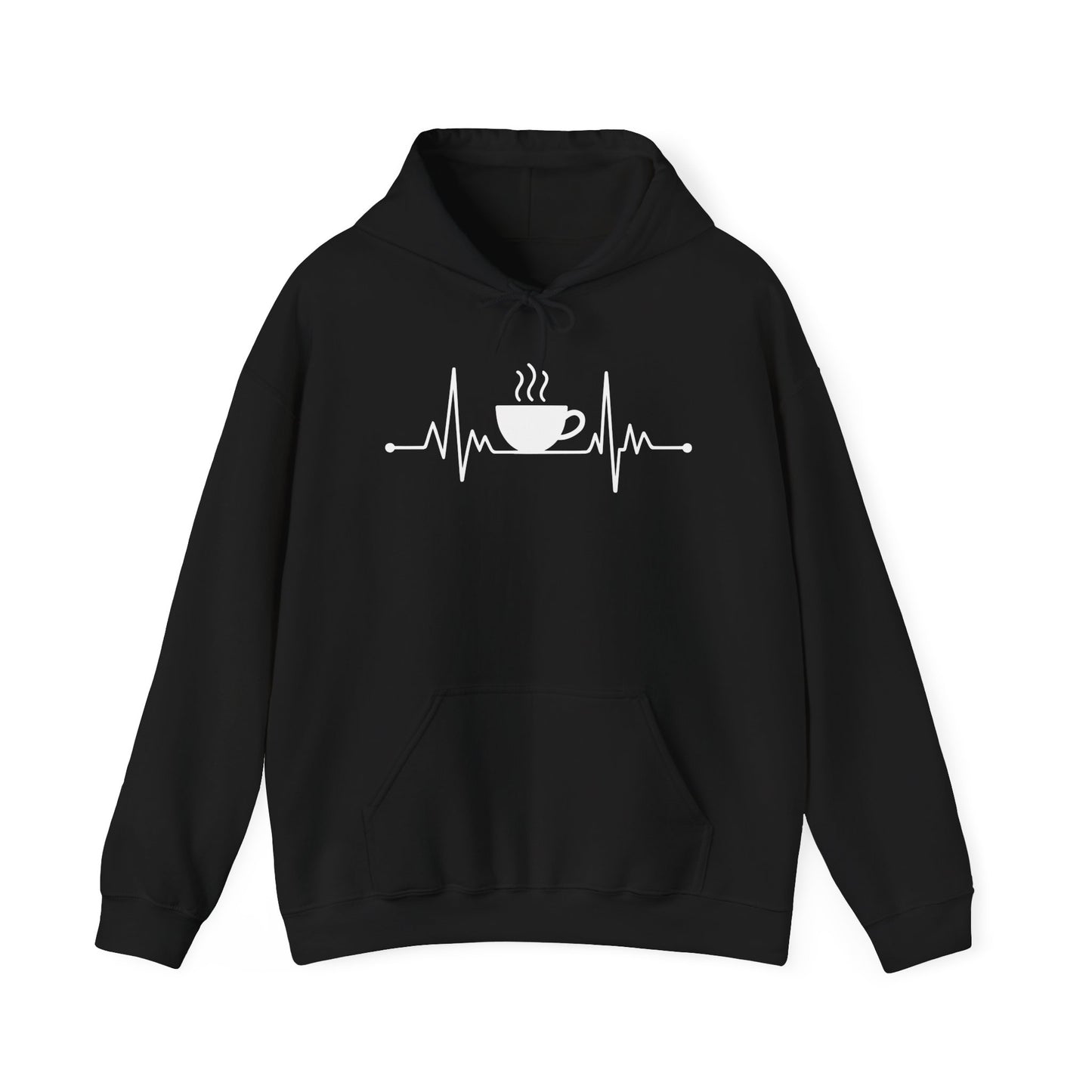 Coffee Heartbeat Drinking Coffee Hoodie