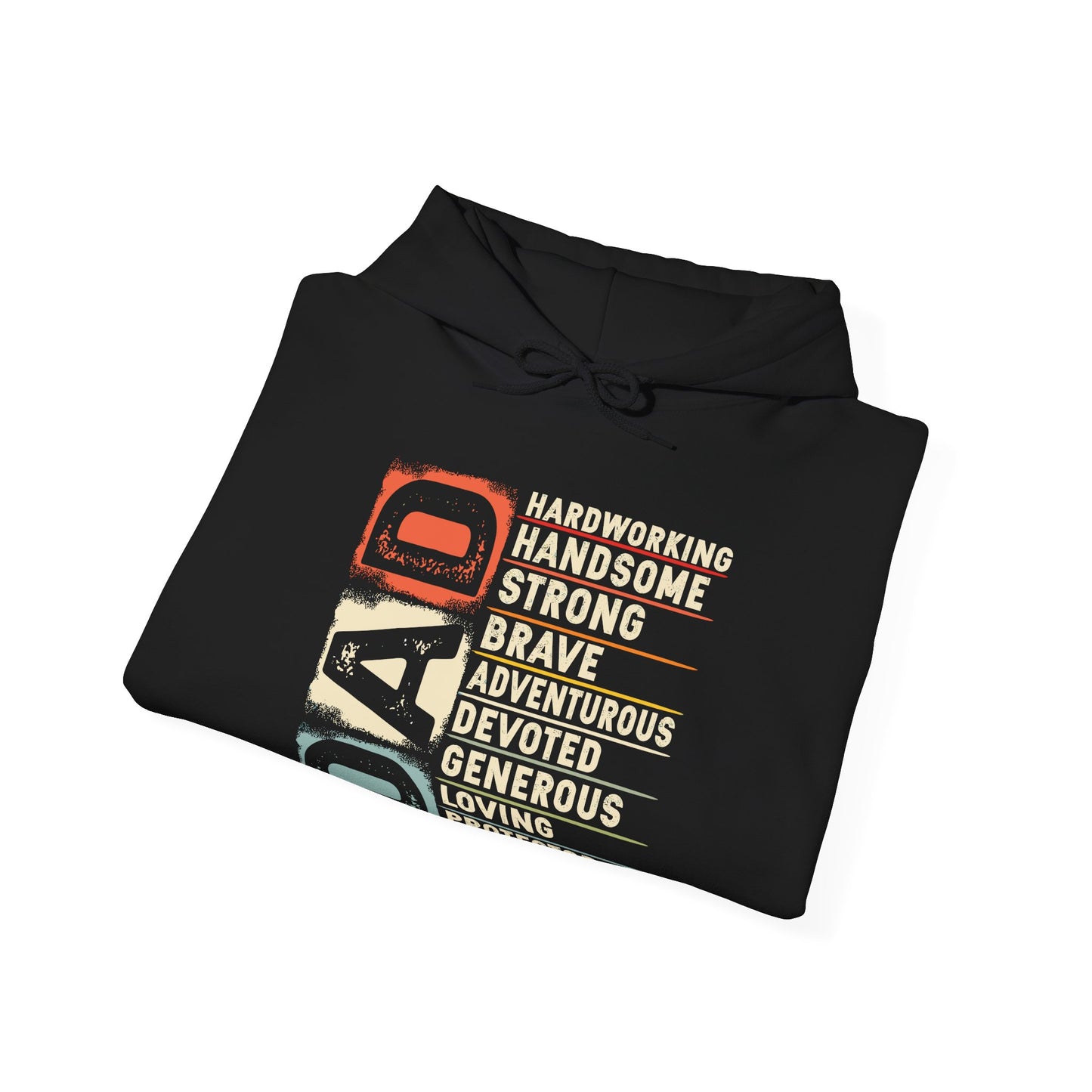 Vintage Funny Definition of Dad Retro Meme Joke Father's Day Hoodie