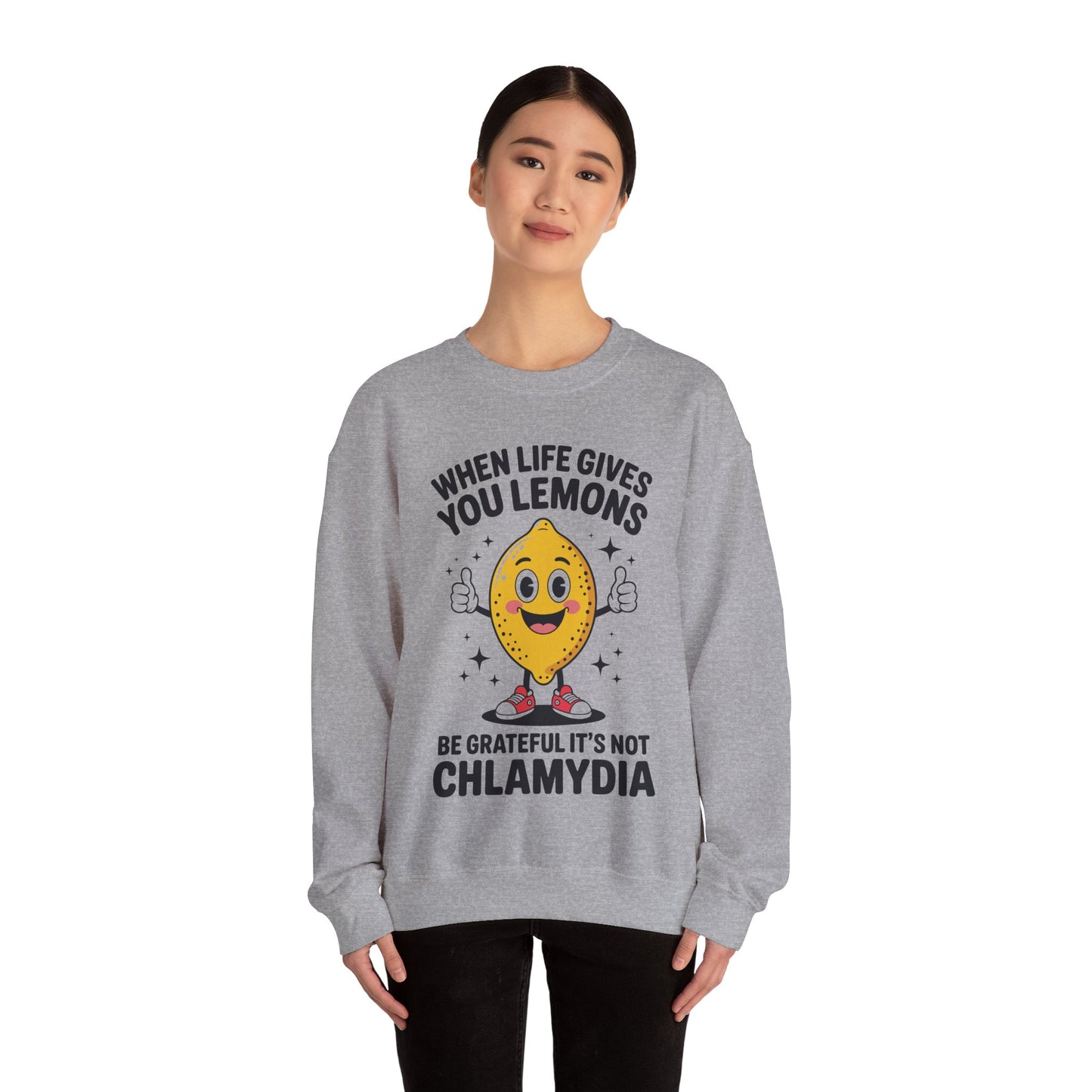 Lemons and Chlamydia Absurd Offensive Meme Sarcastic Edgy Sweatshirt