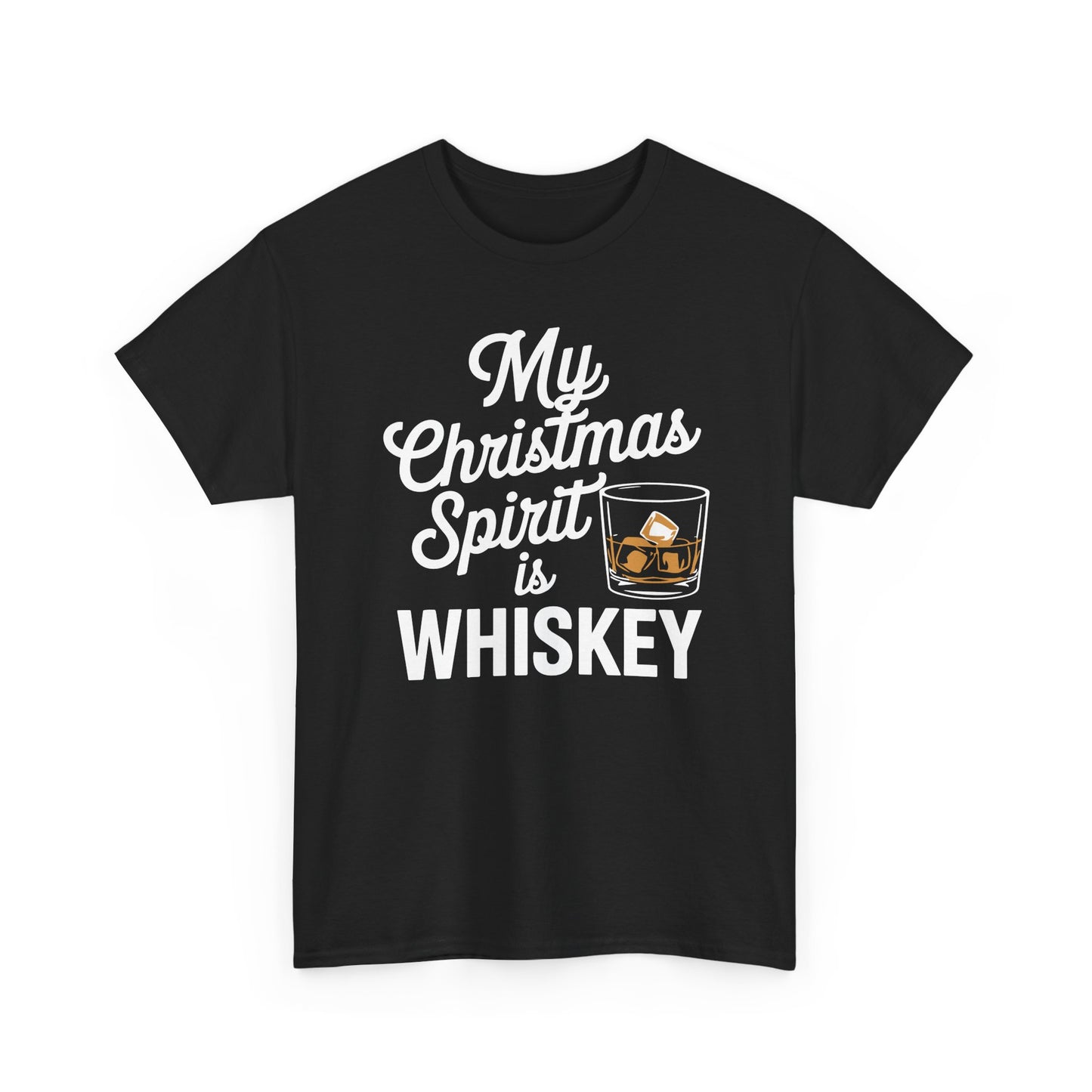 Funny Christmas Drinking Shirt Whiskey Liquor Drinker Saying T-Shirt