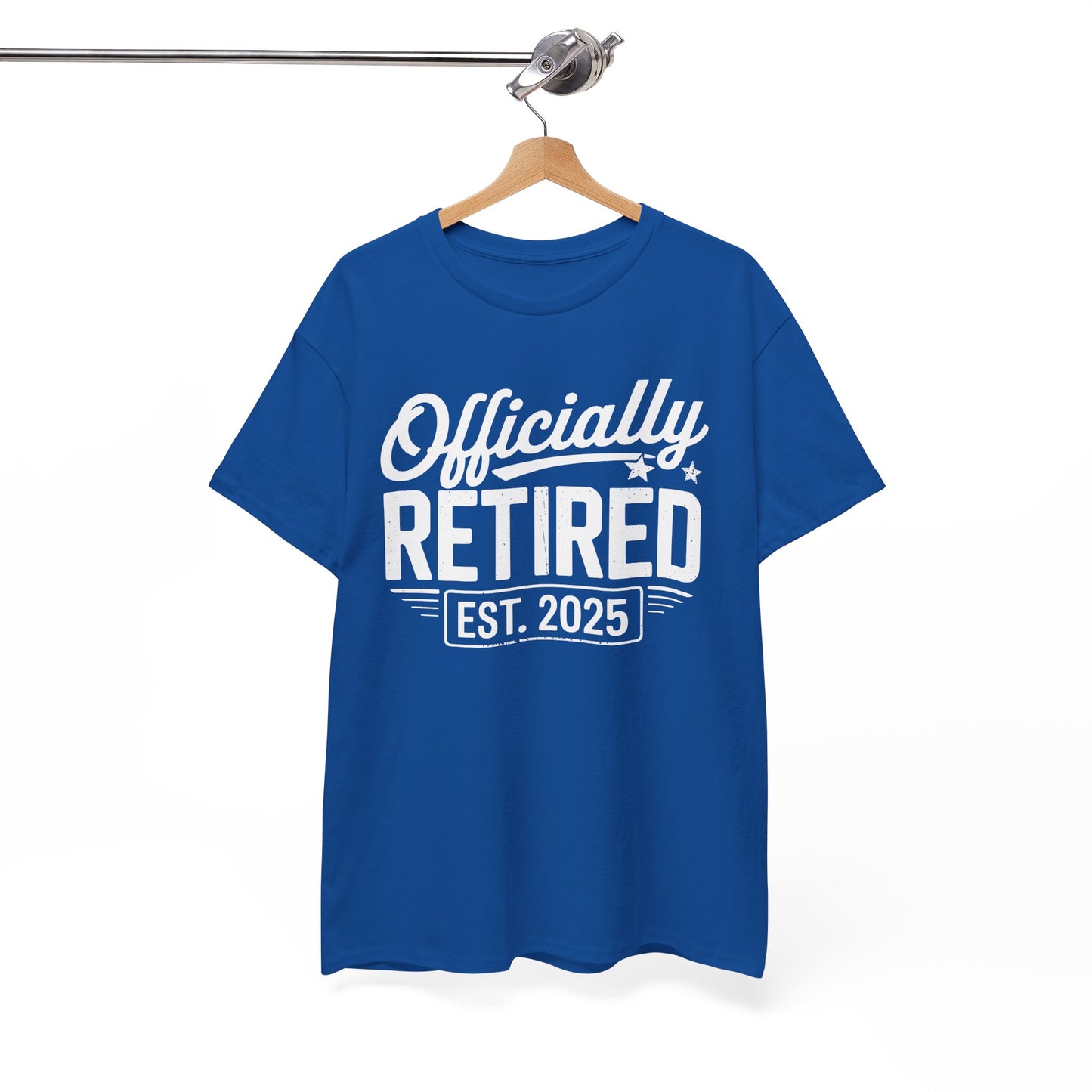 Funny Retirement 2025 Officially Retired Vintage Humor T-Shirt