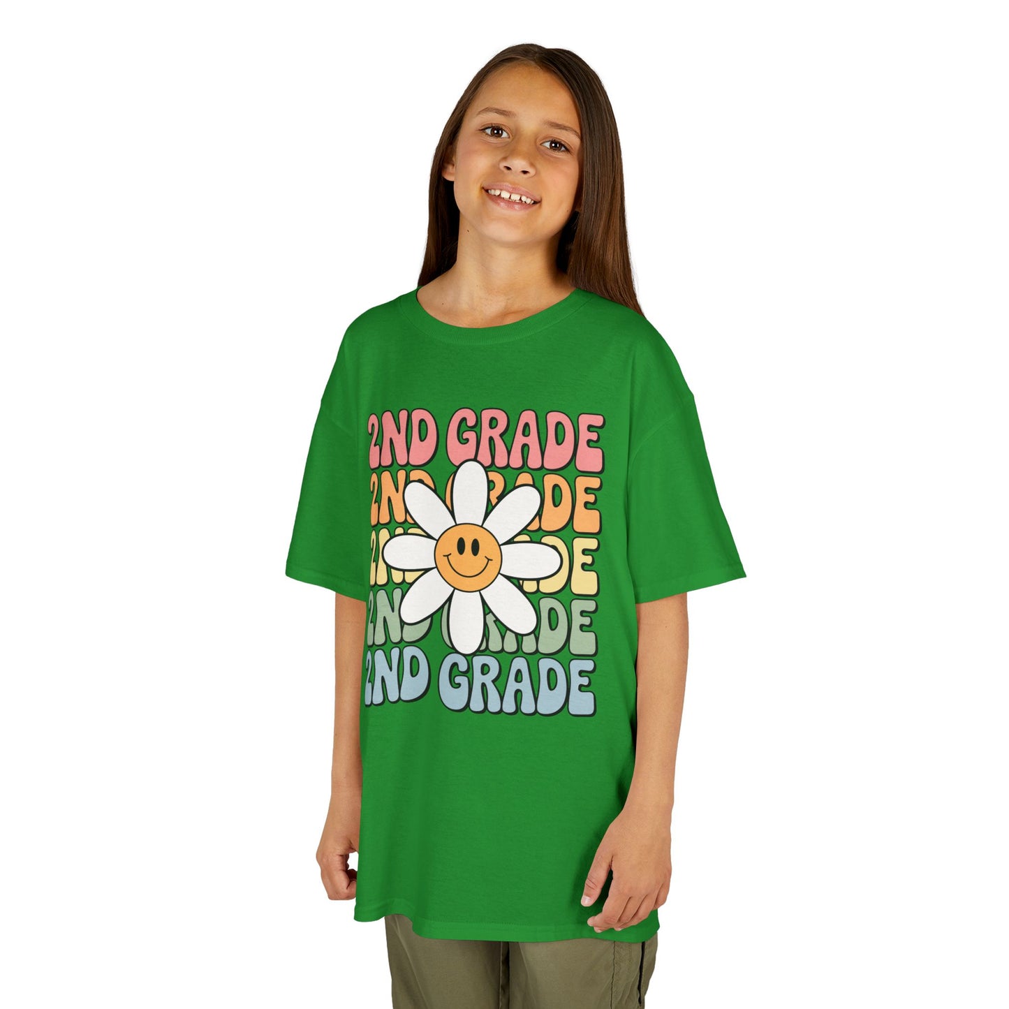 Groovy 2nd Grade Back To School First Day of Second Grade T-Shirt