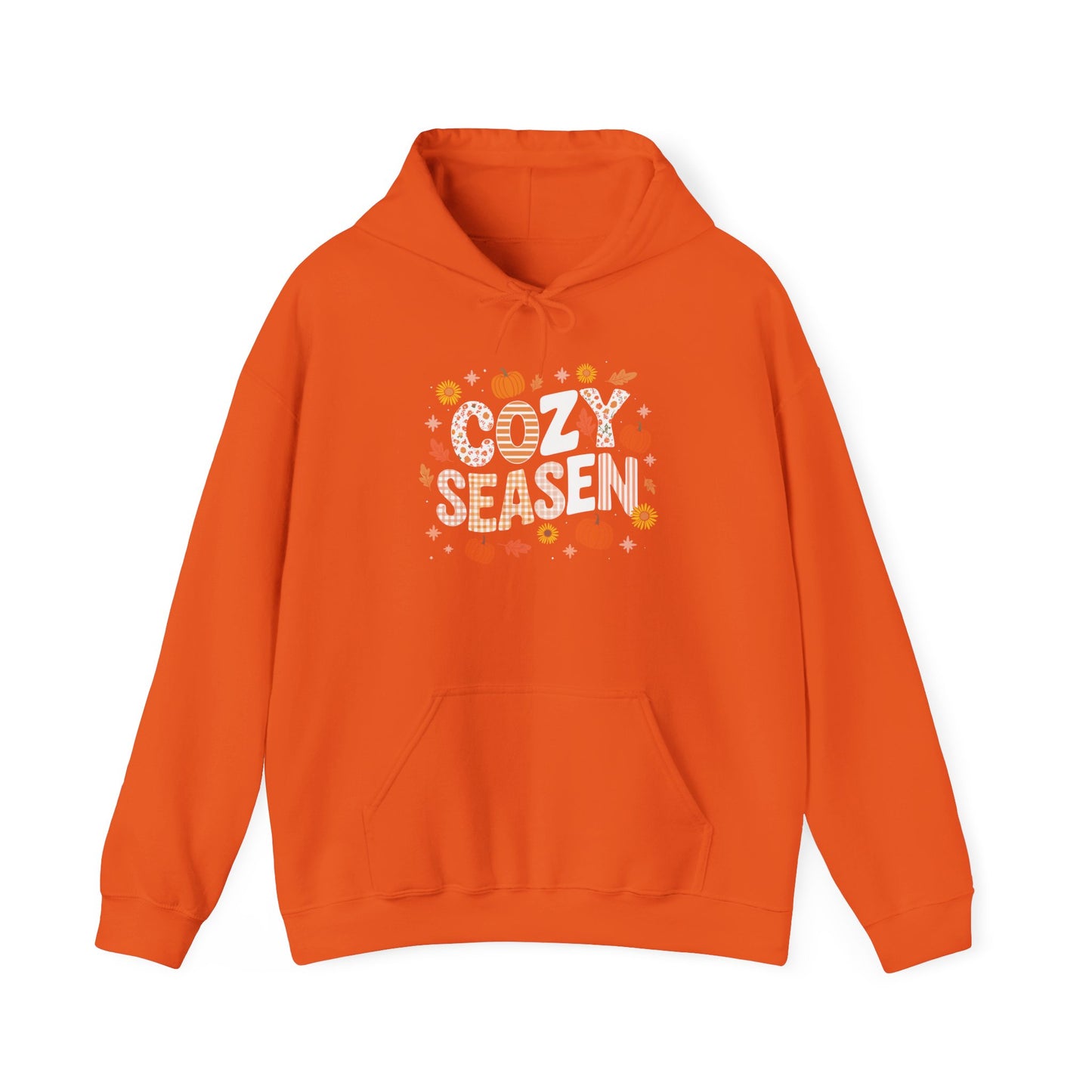Cozy Season Autumn Fall Vibes Halloween Thanksgiving Pumpkin Hoodie