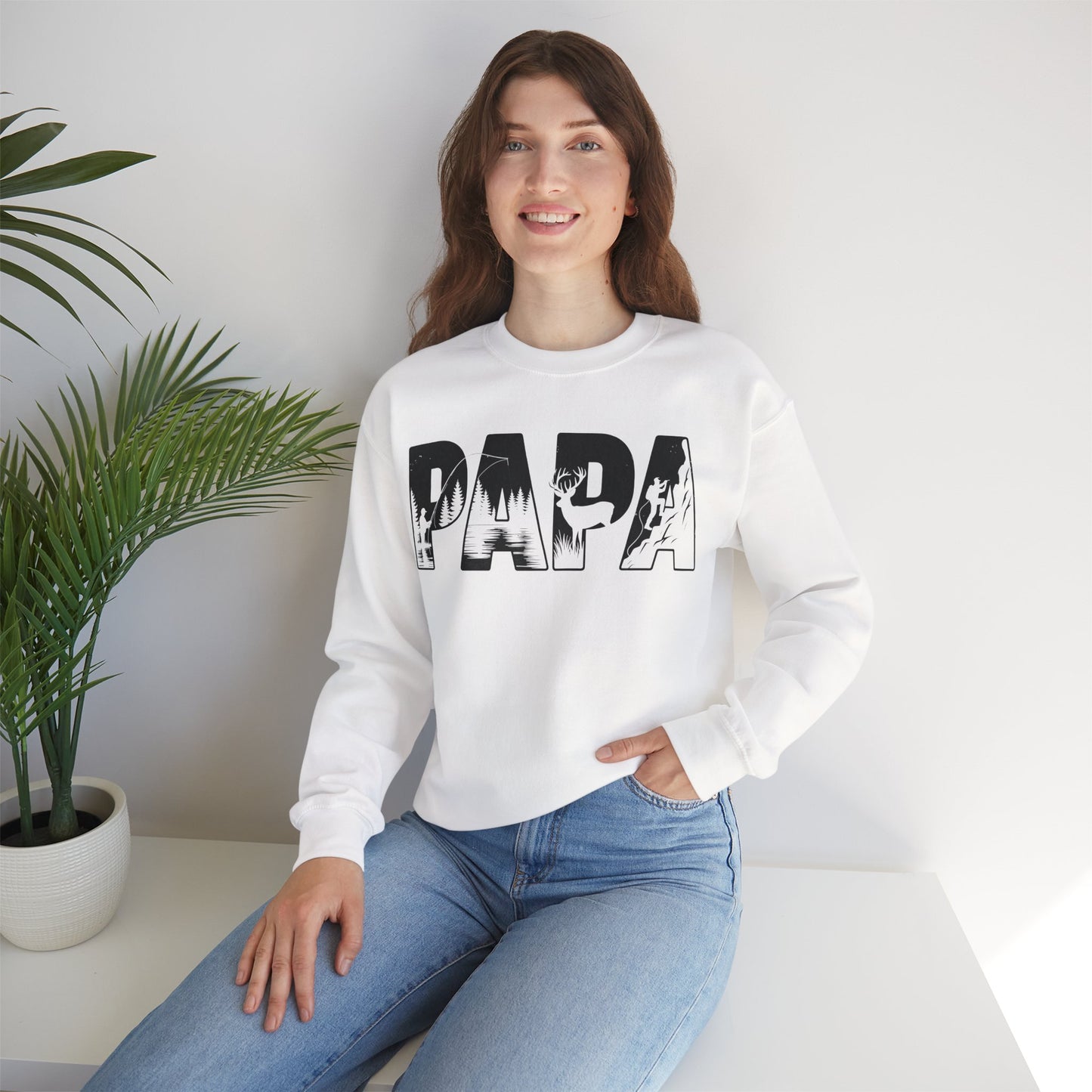 Best Hunting Dad Ever Shirt Vintage Father’s Day Sweatshirt for Men