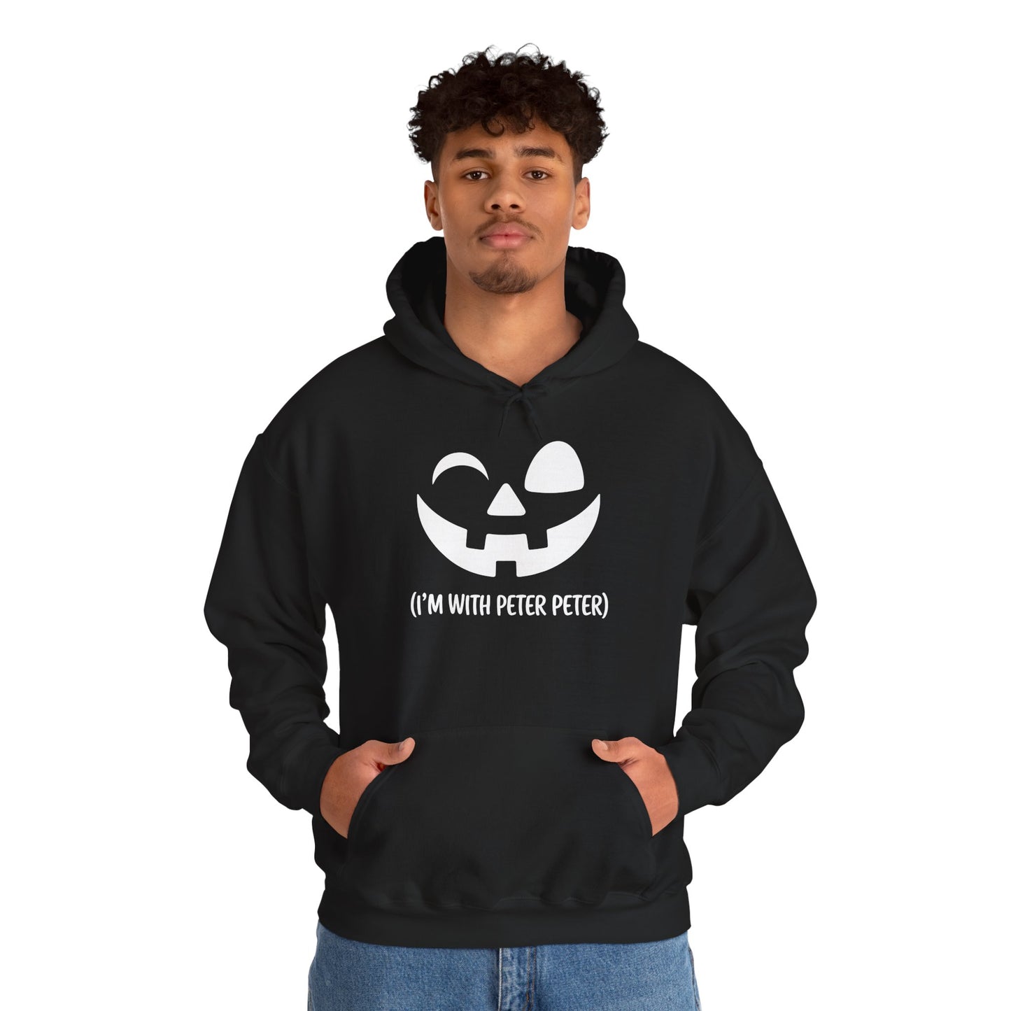 Im With Peter Couple Halloween Adult Eater Pumpkin Hoodie
