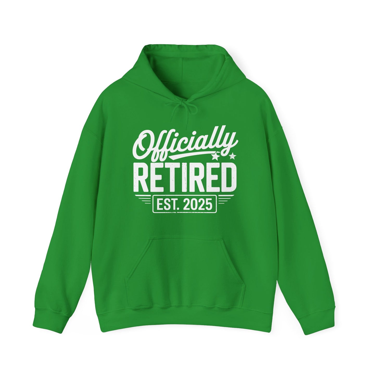 Funny Retirement 2025 Officially Retired 2025 Vintage Humor Hoodie