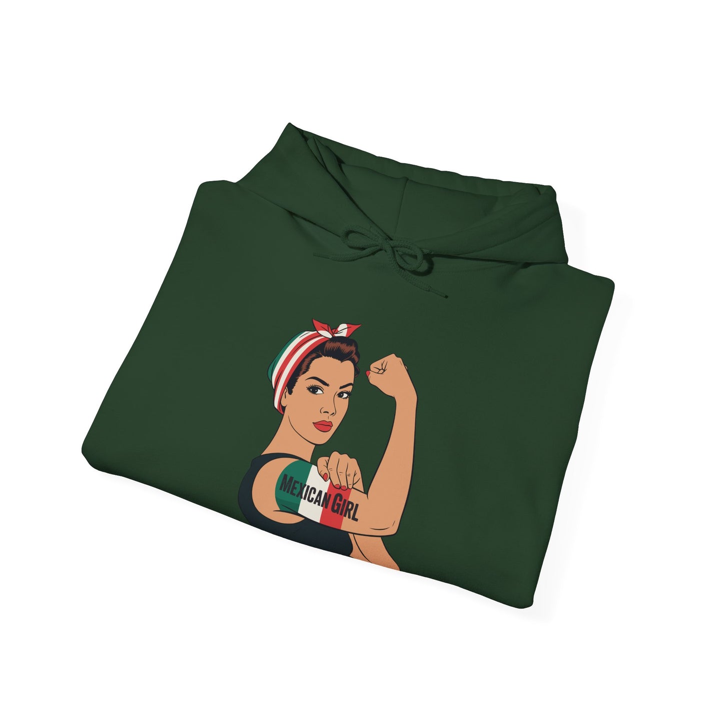 Mexican Girl Mujer Rosie Riveter Cinco De Mayo Fiesta Women Hoodie