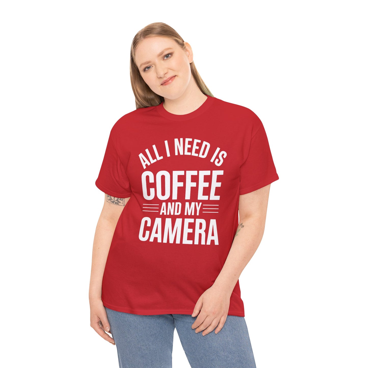 All I Need Is Coffee And My Camera Photography Gift T-Shirt
