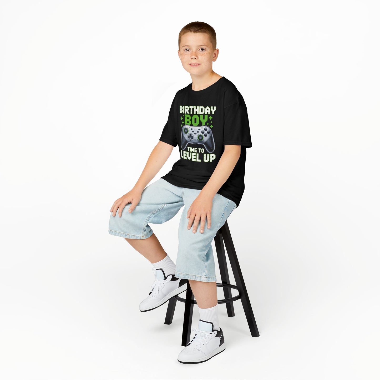 Level Up Birthday Boy Video Game T-shirt