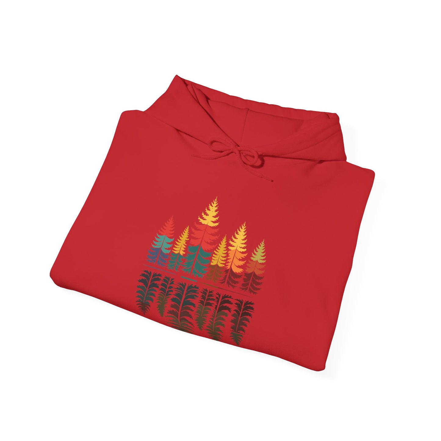 Nature Reflection Forest Trees Outdoor Wildlife Hoodie