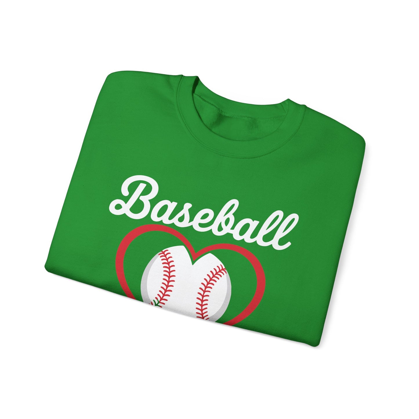 Baseball Grandma Women Baseball Heart Mothers Day Sweatshirt