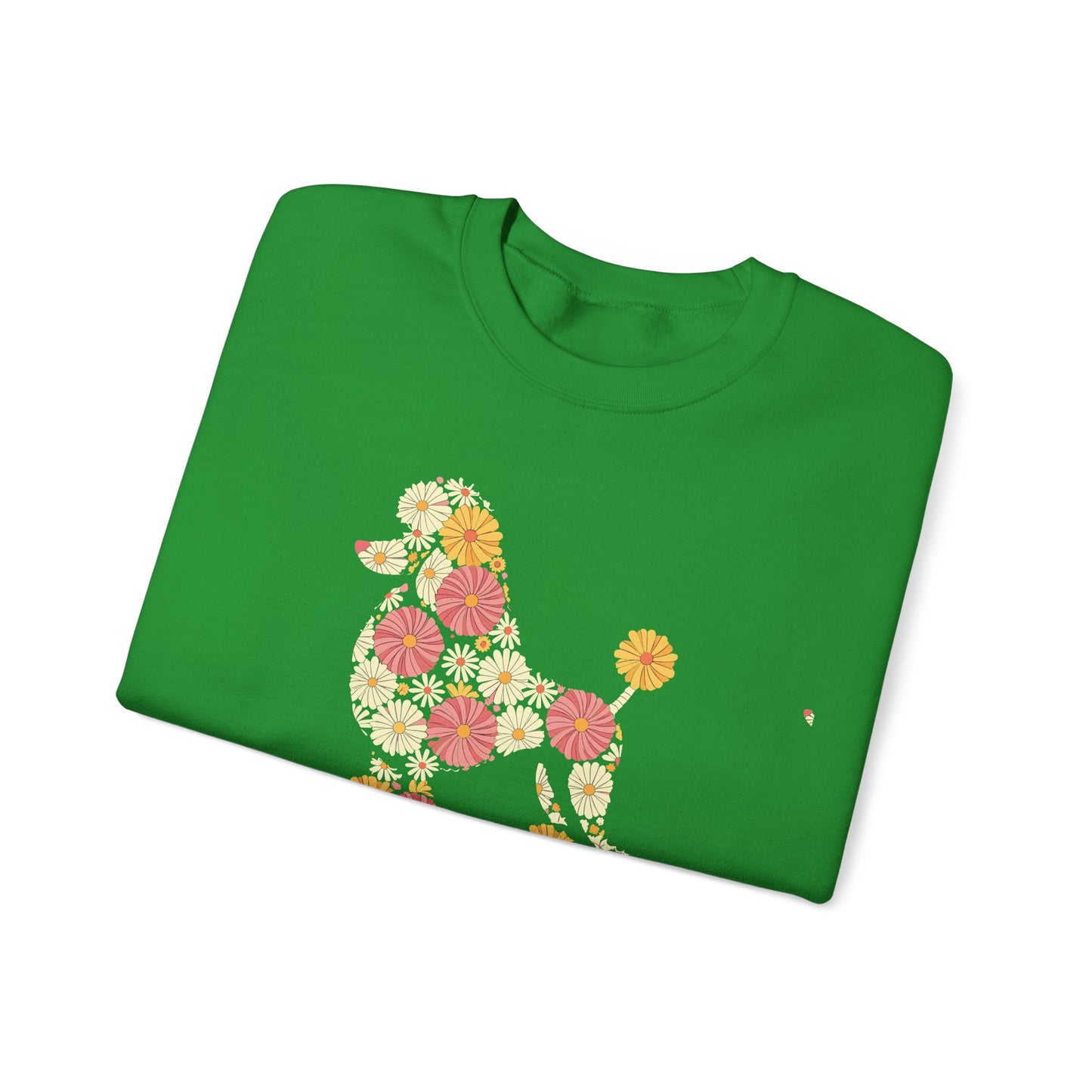 Funny Floral Flower Poodle Mom Grandma Womens Mothers Day Sweatshirt
