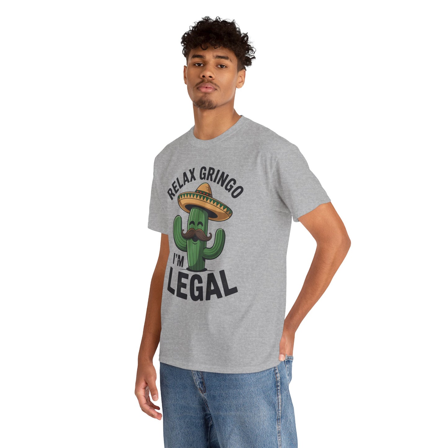 Funny Relax Gringo Im Legal Cinco De Mayo Mexican Immigrant T-Shirt