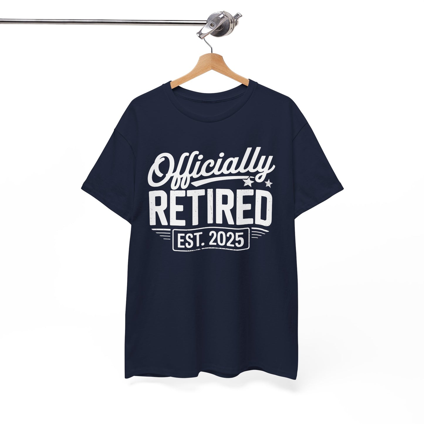 Funny Retirement 2025 Officially Retired Vintage Humor T-Shirt