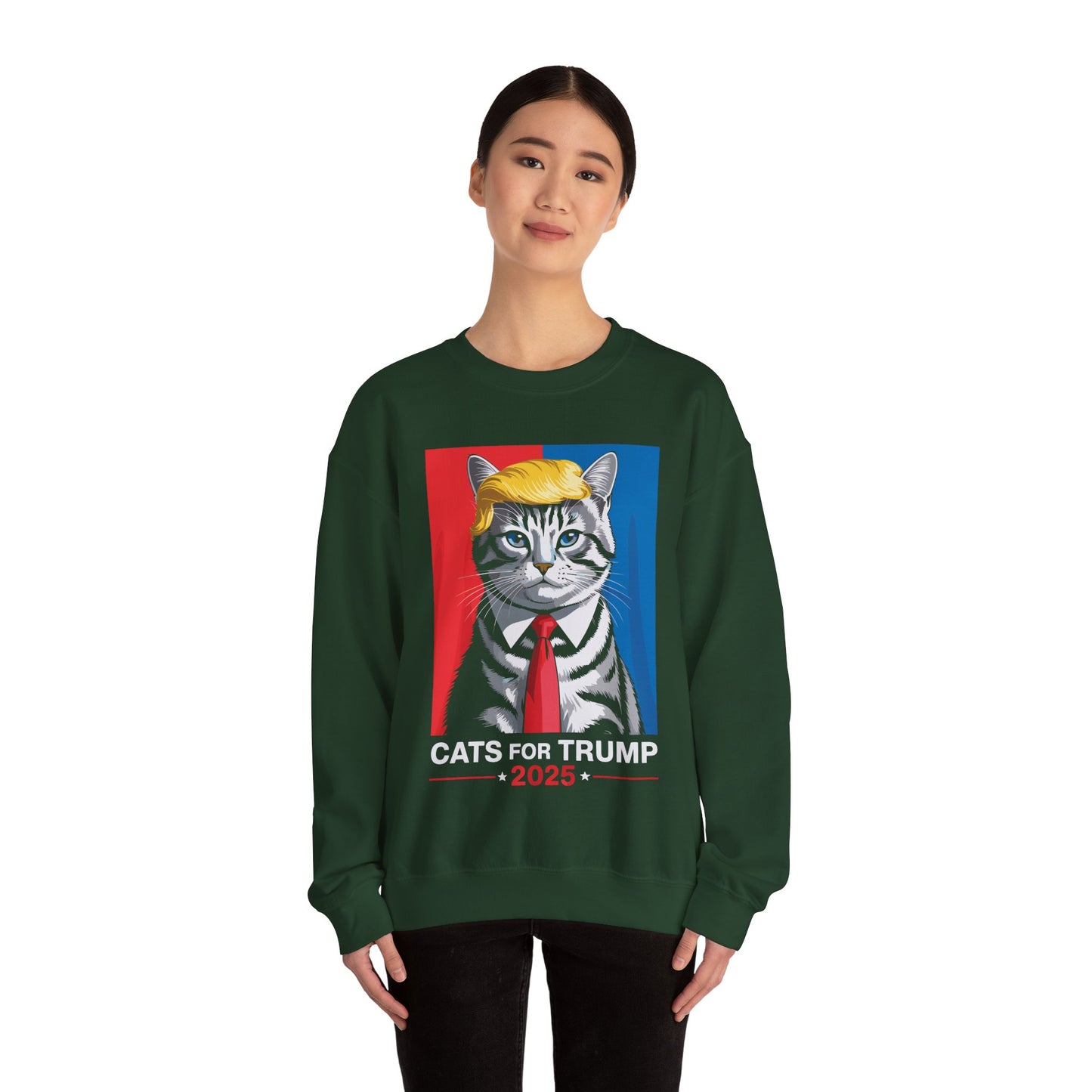 Cats For Trump 2025 Funny Tee For Vance Trump Sweatshirt