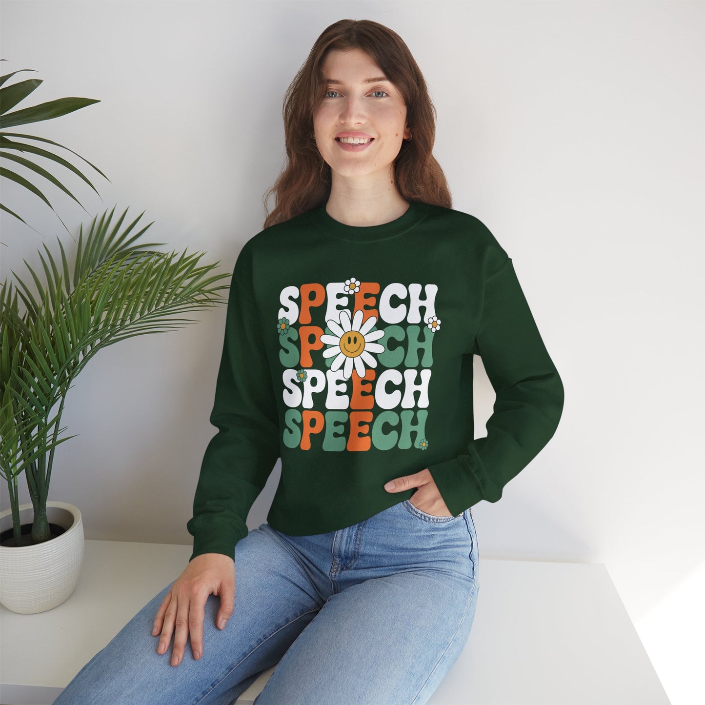 Speech Therapy Retro Speech Language Pathologist Therapist Sweatshirt