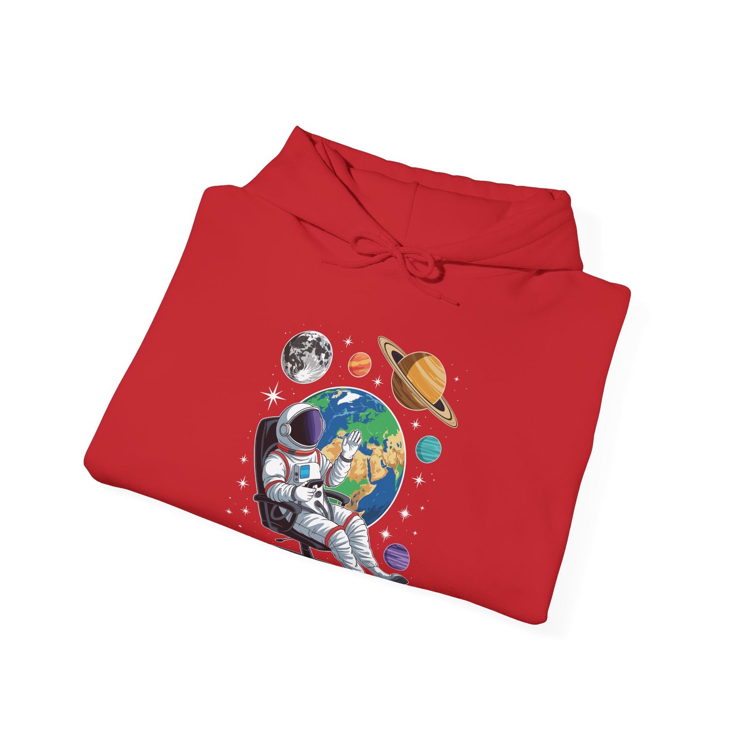 Astronaut Gamer Space Gaming System Planets Hoodie