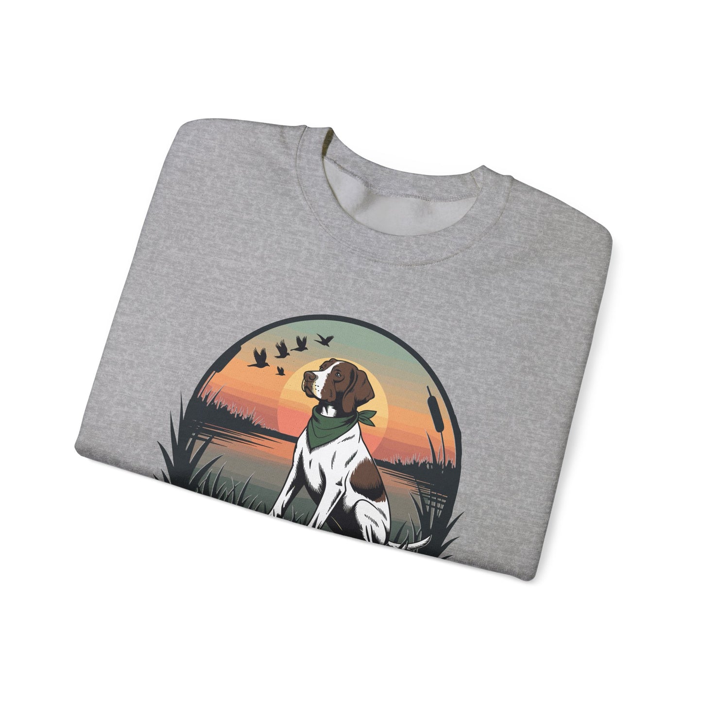 Local Boy Hunting Dog Vintage Sunset Hunting Season Sweatshirt