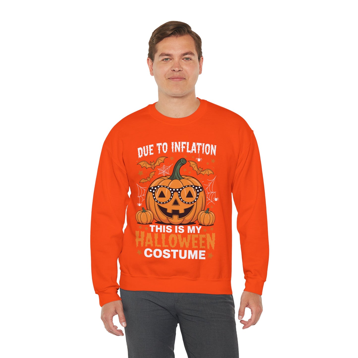 Pumpkin Halloween Costume Men Women Funny Halloween 2025 Sweatshirt