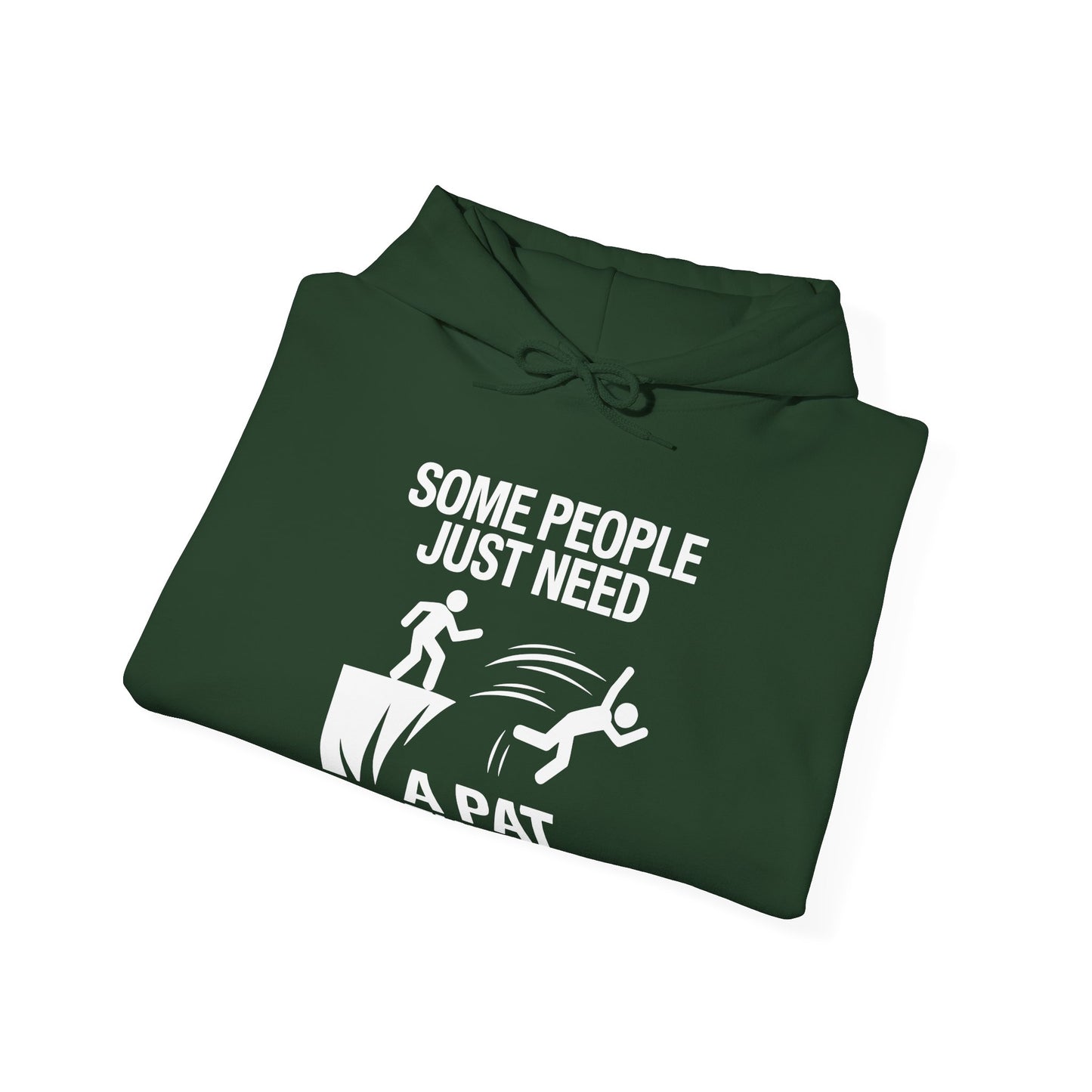 Funny Pat On The Back Adult Sarcastic Design Hoodie