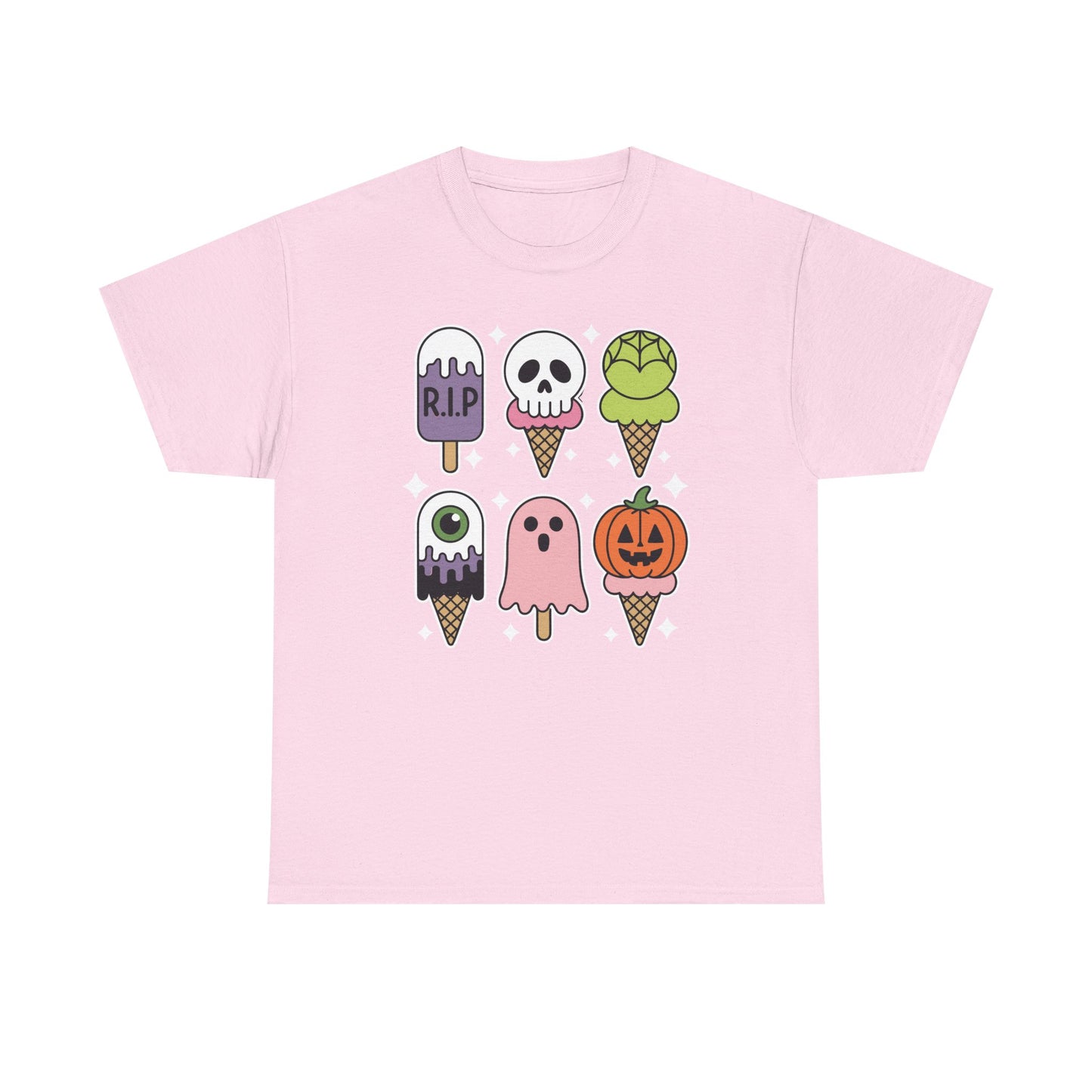 Horror Movie Summer Popsicle Halloween Ice Cream Summer-ween T-Shirt for Men Women