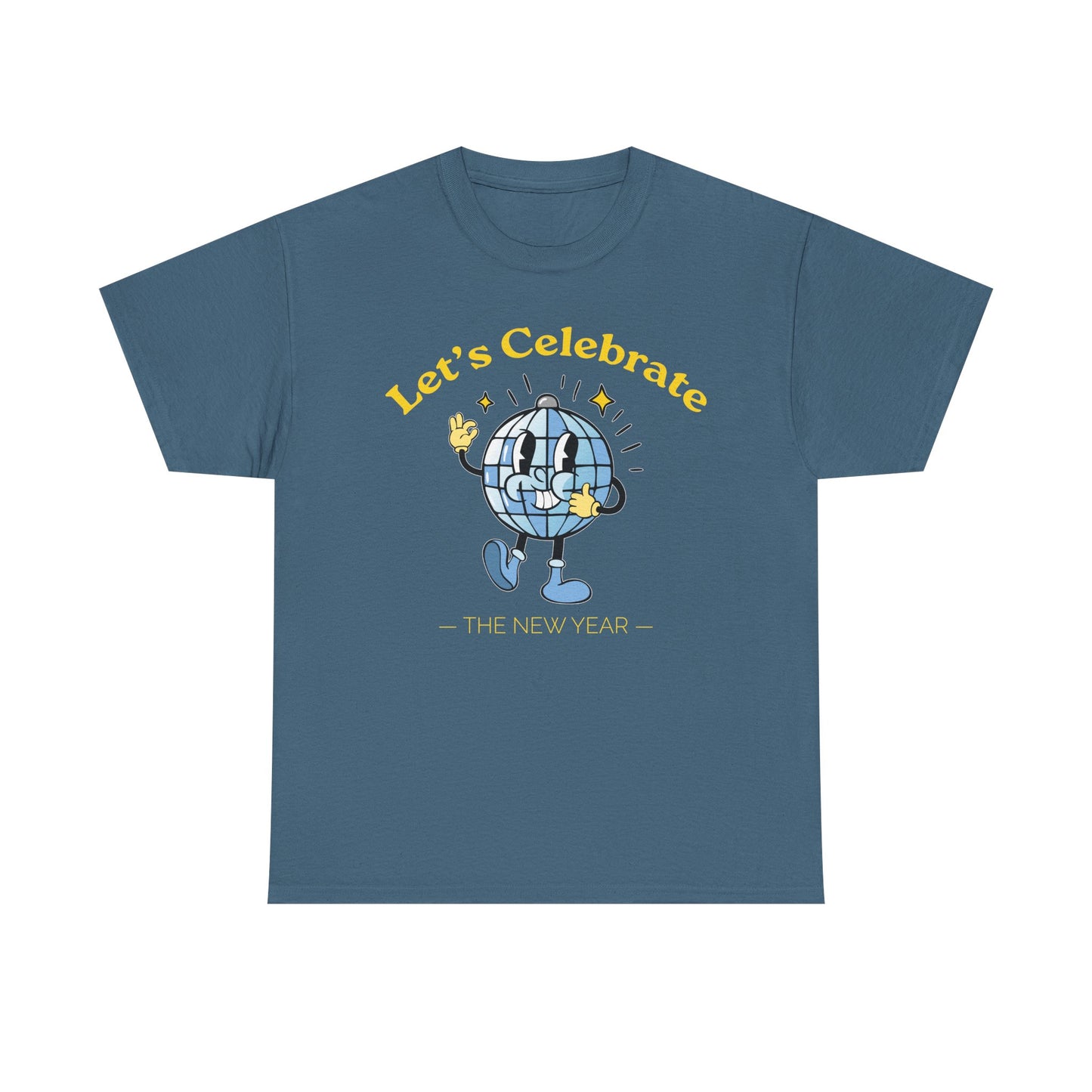 Cheers to Happy New Year Celebration T-Shirt Festivel NYE Party Tee for Men and Women