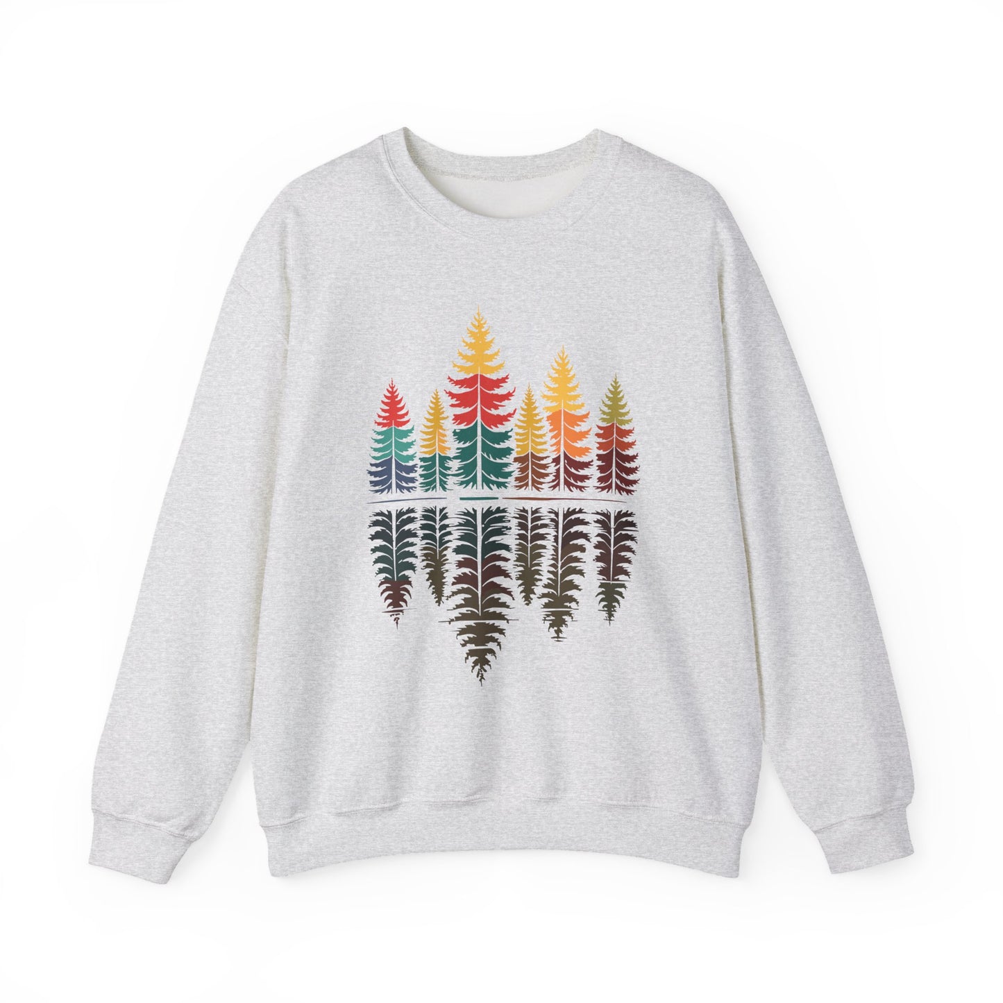 Nature Reflection Forest Trees Outdoor Wildlife Sweatshirt