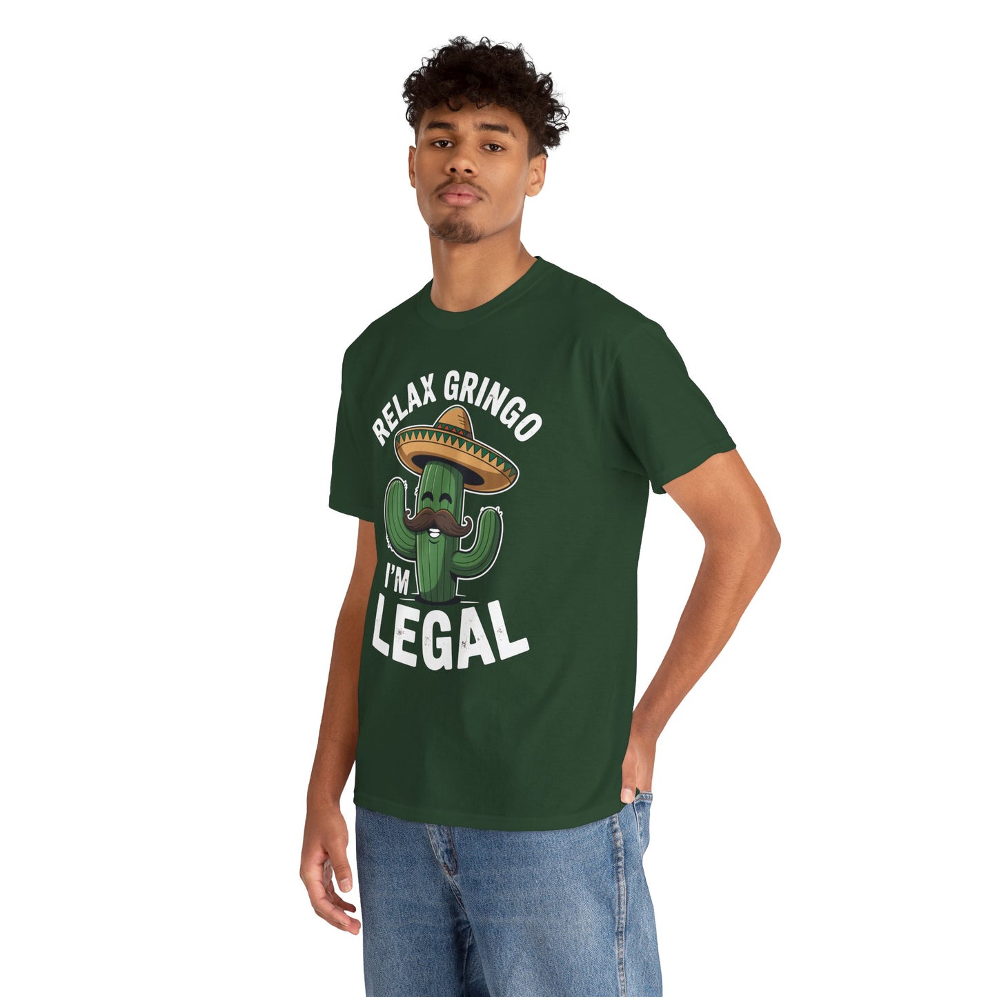 Funny Relax Gringo Im Legal Cinco De Mayo Mexican Immigrant T-Shirt