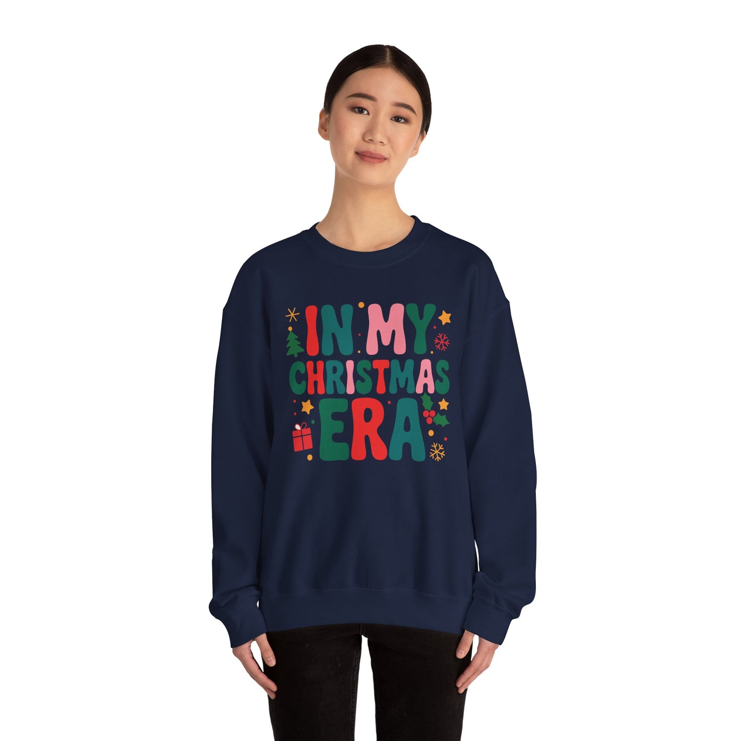 In My Christmas Era Cute Groovy Christmas Holiday Xmas Sweatshirt