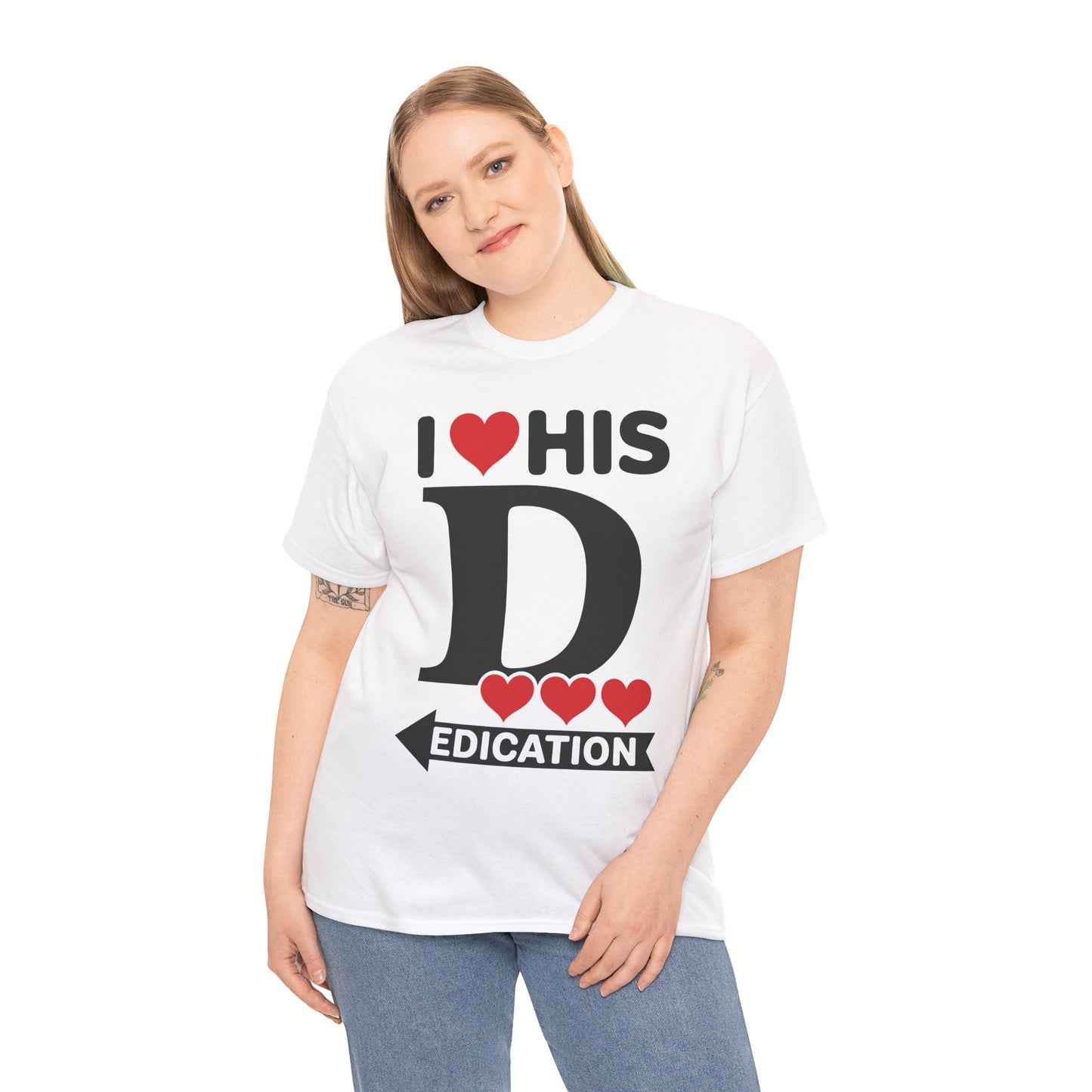 Funny Valentine's Day Couple Matching I Love His Dedication T-Shirt