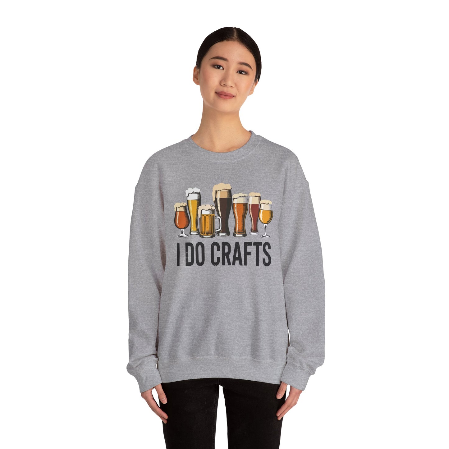 Craft Beer Vintage I Do Crafts Home Brew Art Sweatshirt