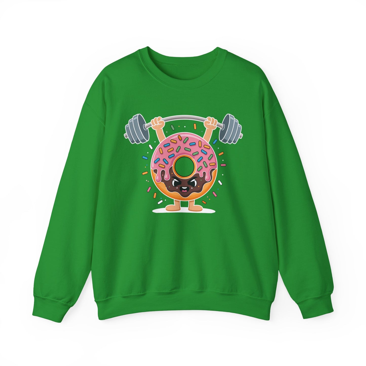 Funny Weightlifing Fitness Workout Gym Donut Lover Sweatshirt