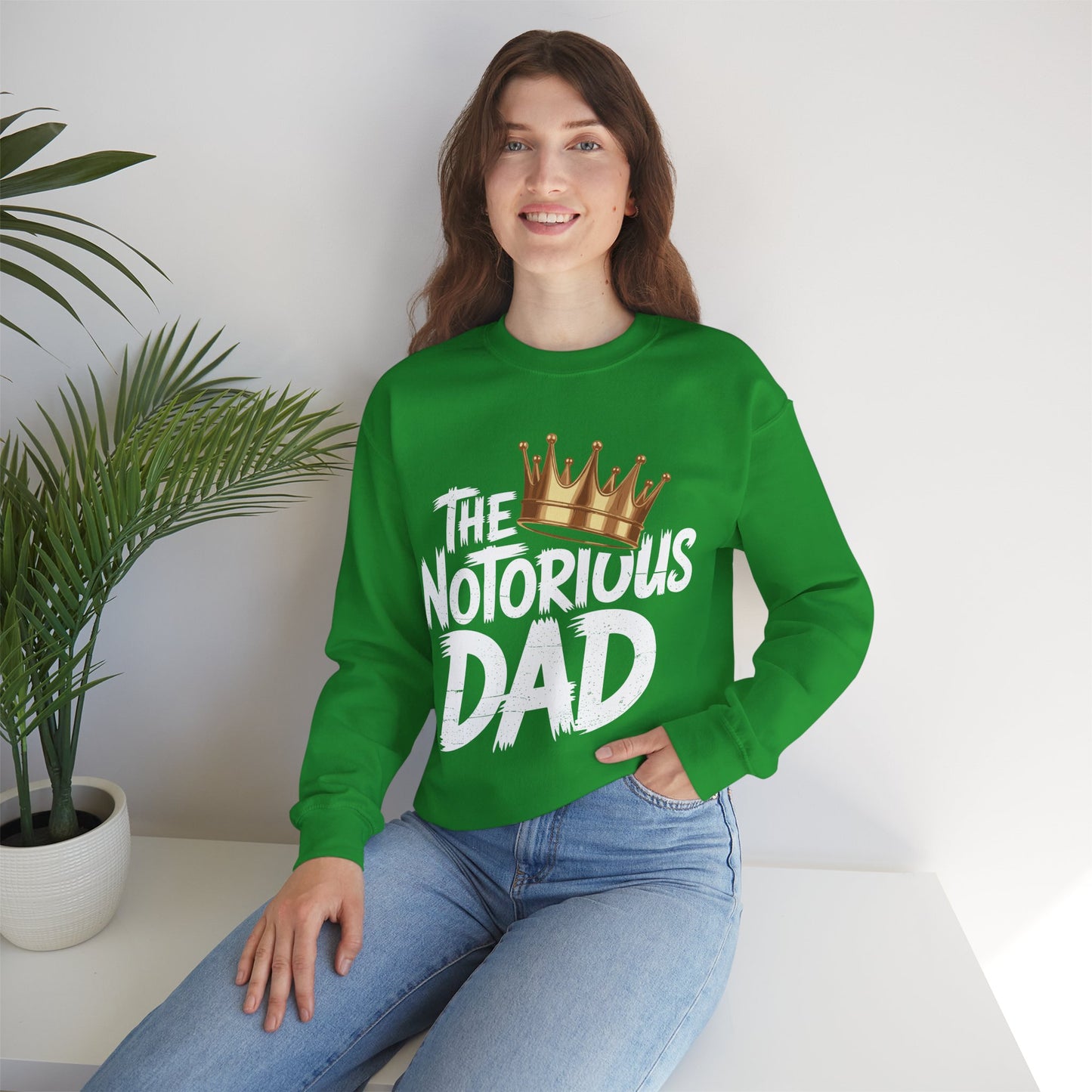 Old School Funny Hip Hop Fathers Day Notorious Dad Sweatshirt