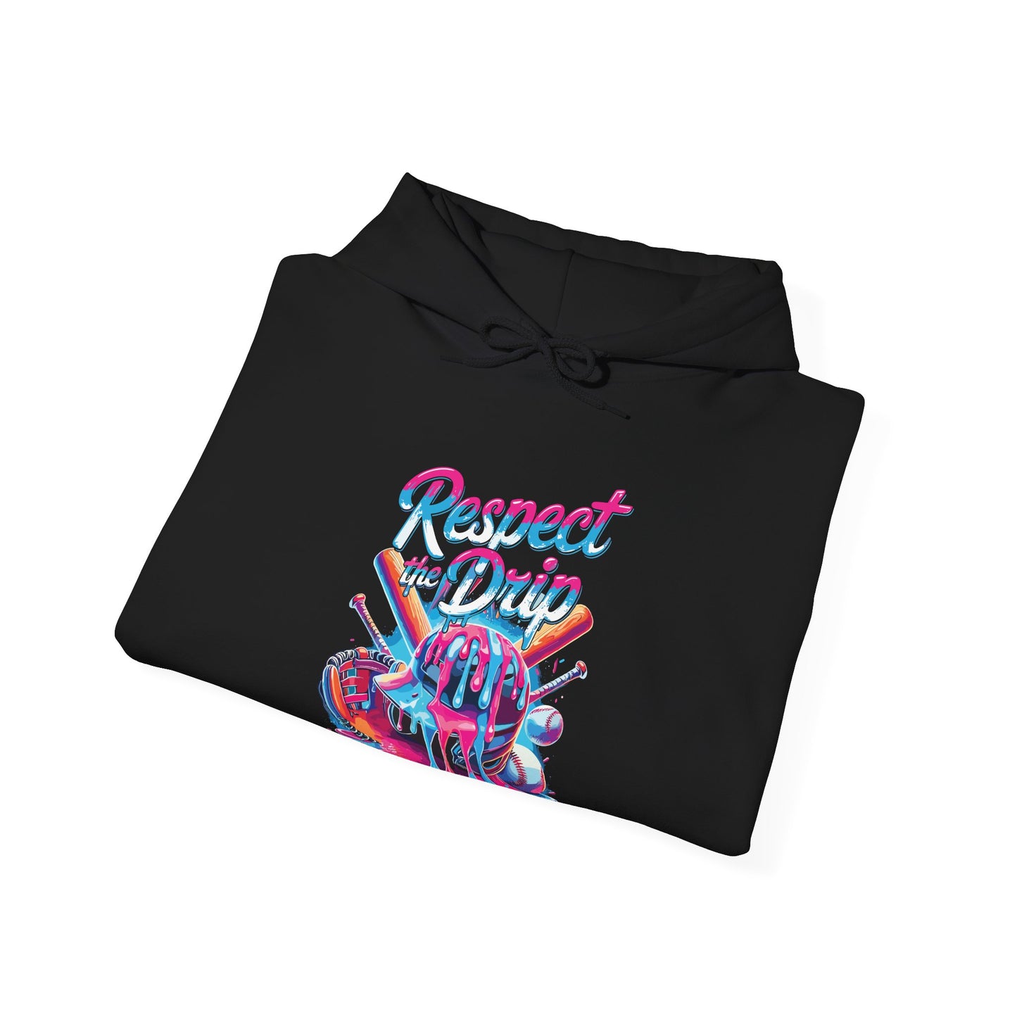 Baseball Drip For Boys Ice Cream Respect The Drip Baseball Hoodie