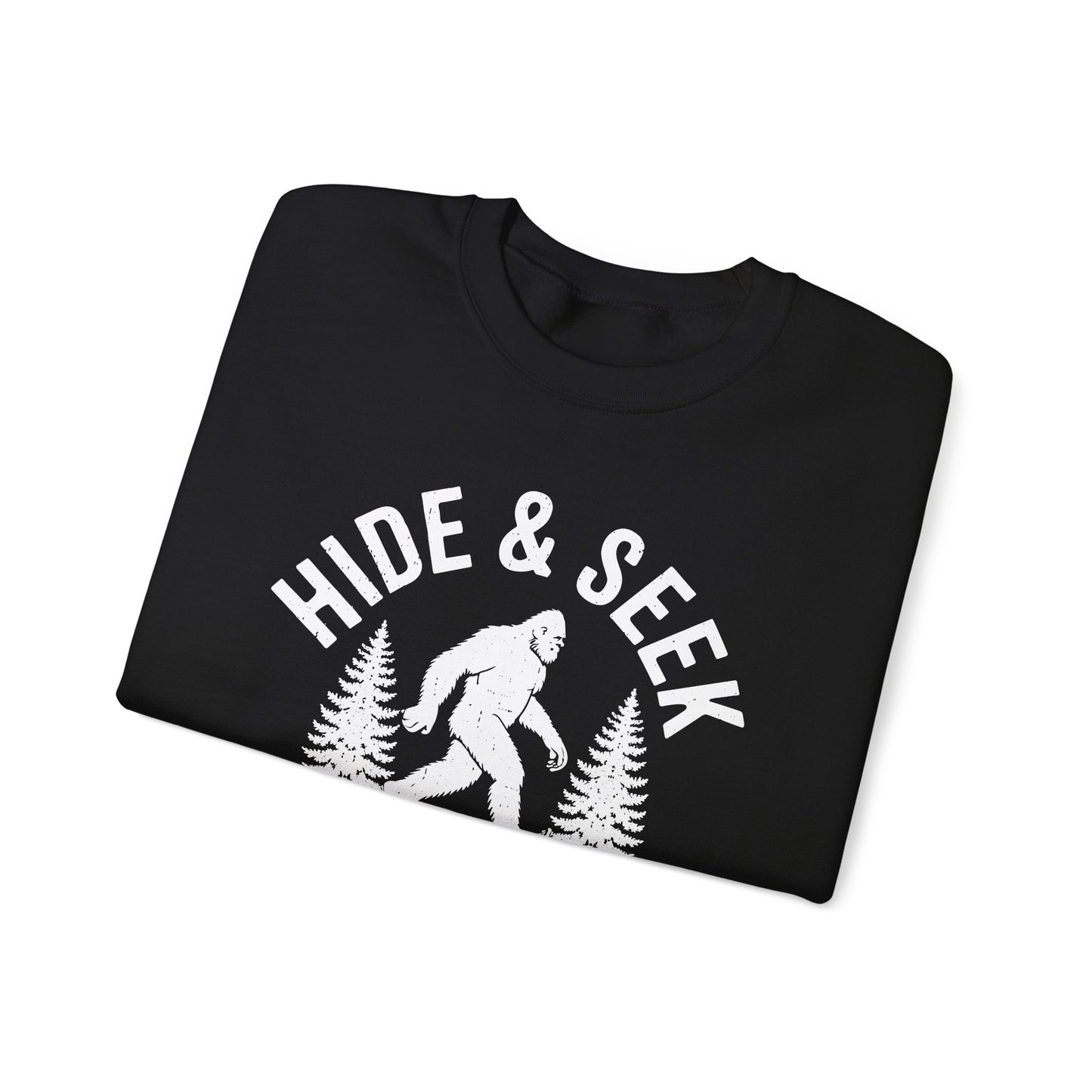 Bigfoot Hide And Seek World Champion Sasquatch Retro Vintage Sweatshirt