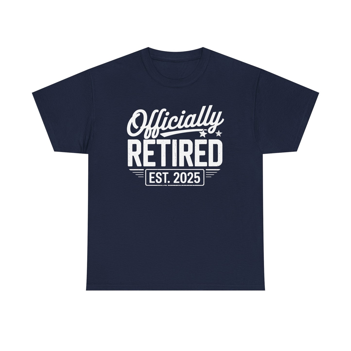 Funny Retirement 2025 Officially Retired Vintage Humor T-Shirt