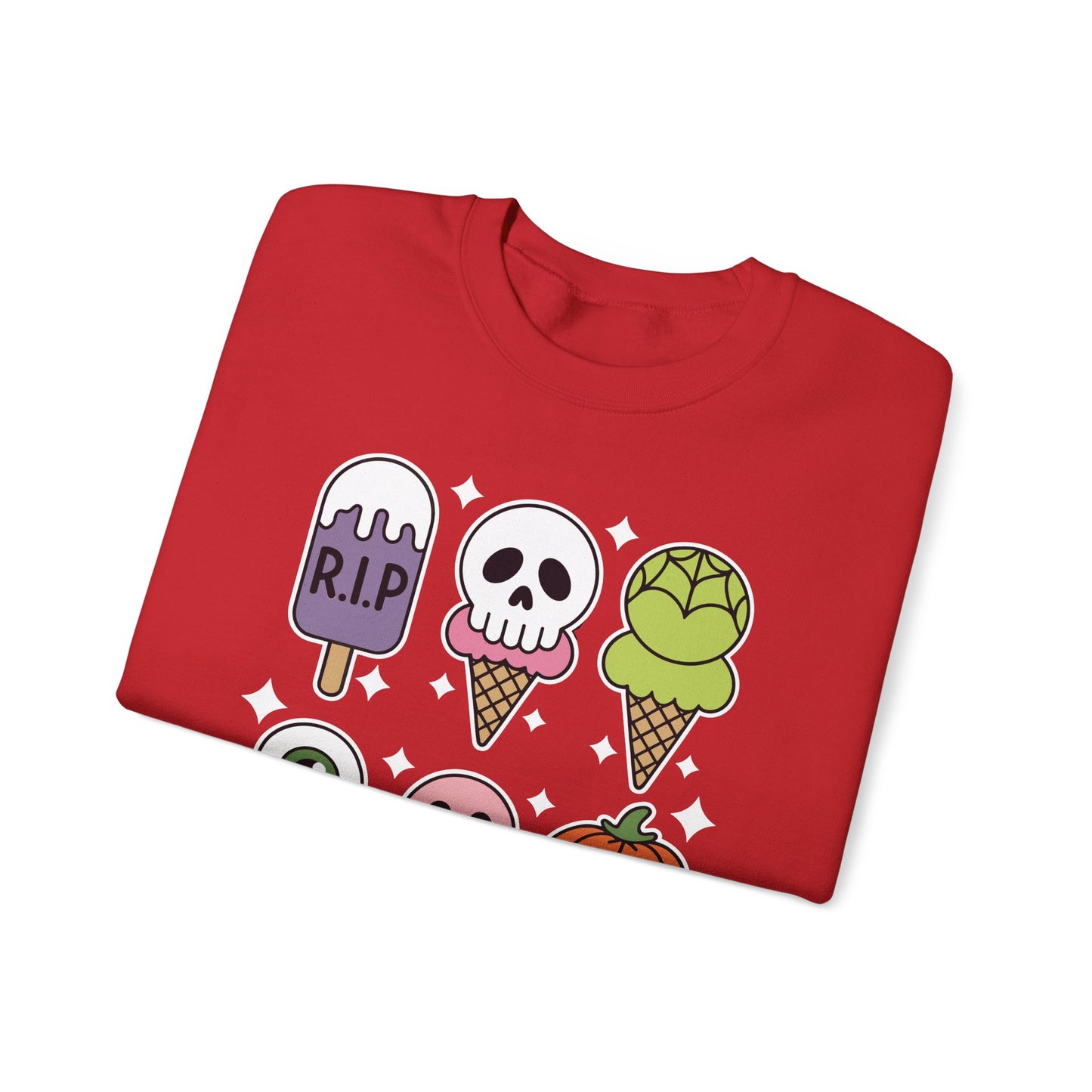 Horror Movie Summer Popsicle Halloween Ice Cream Summer-ween Sweatshirt for Men Women