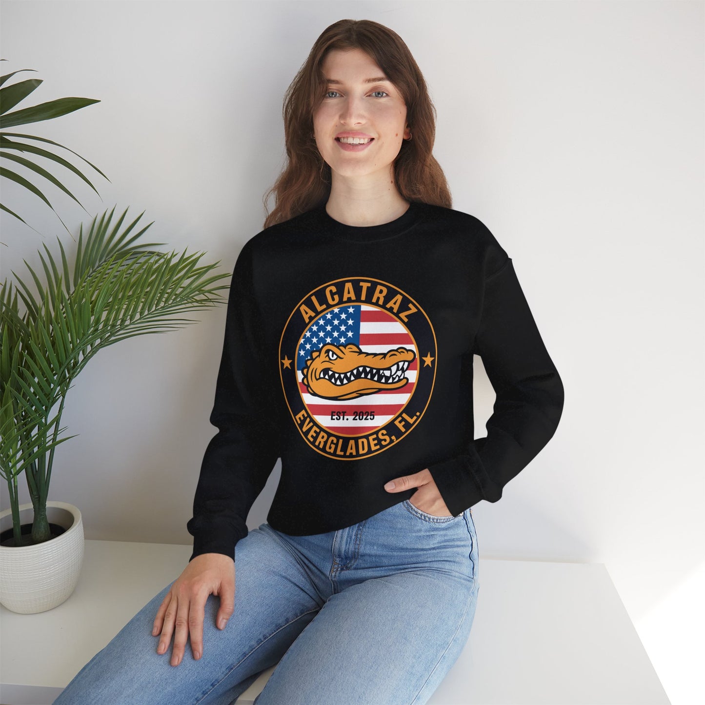 Retro Alcatraz Everglades FL EST 2025 Sweatshirt