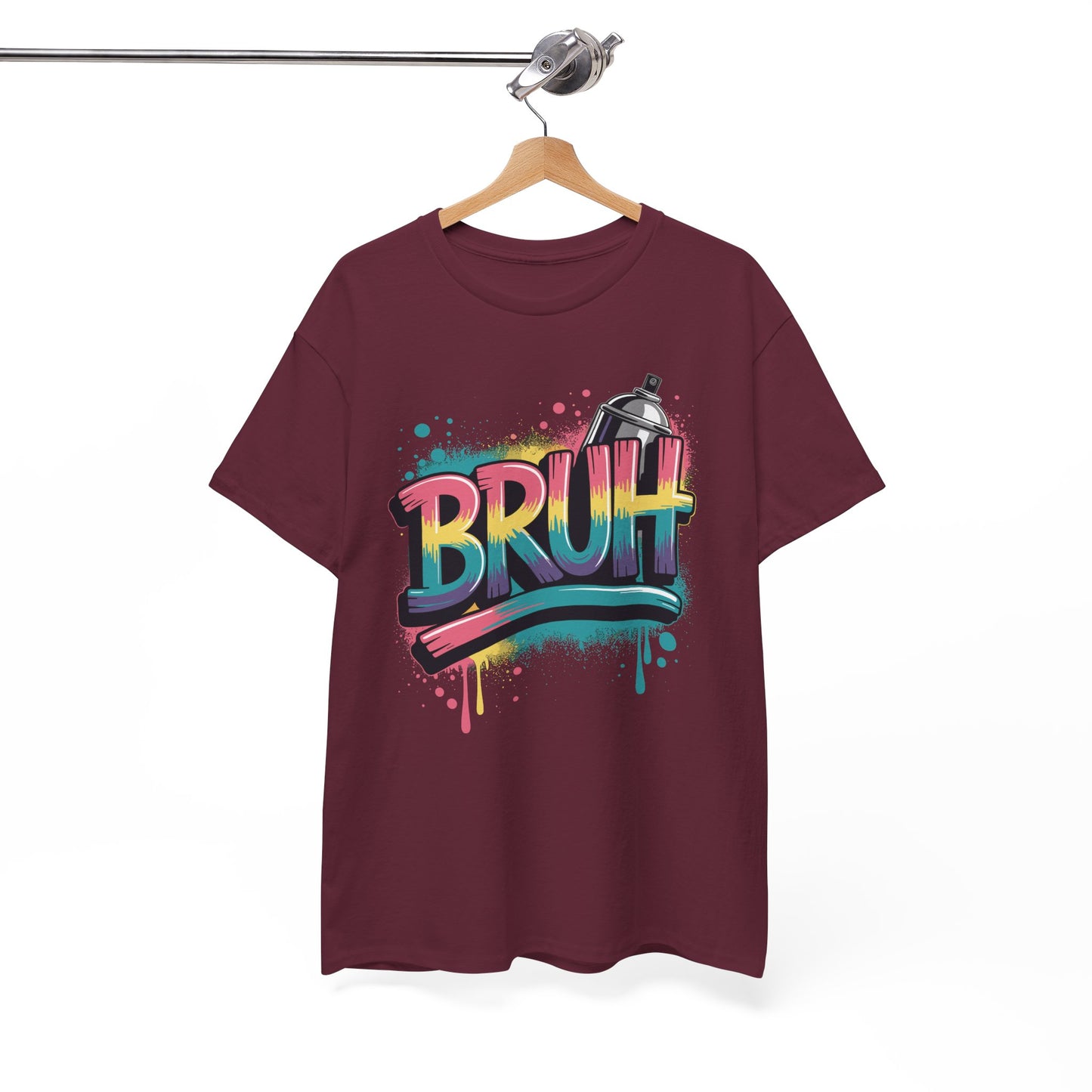 Bruh Graffiti Funny Saying Street Art Meme Men Boys T-Shirt