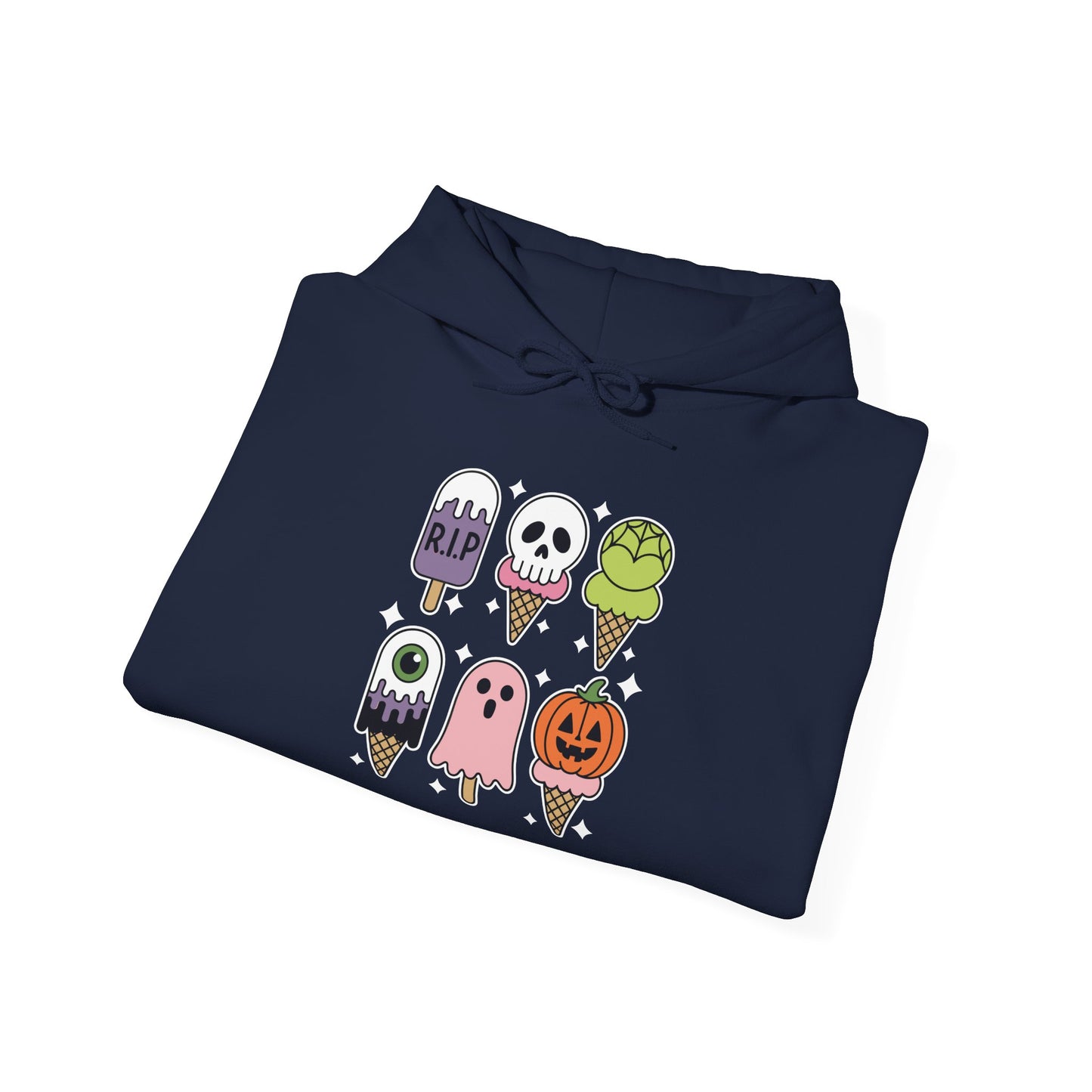 Horror Movie Summer Popsicle Halloween Ice Cream Summer-ween Hoodie for Men Women