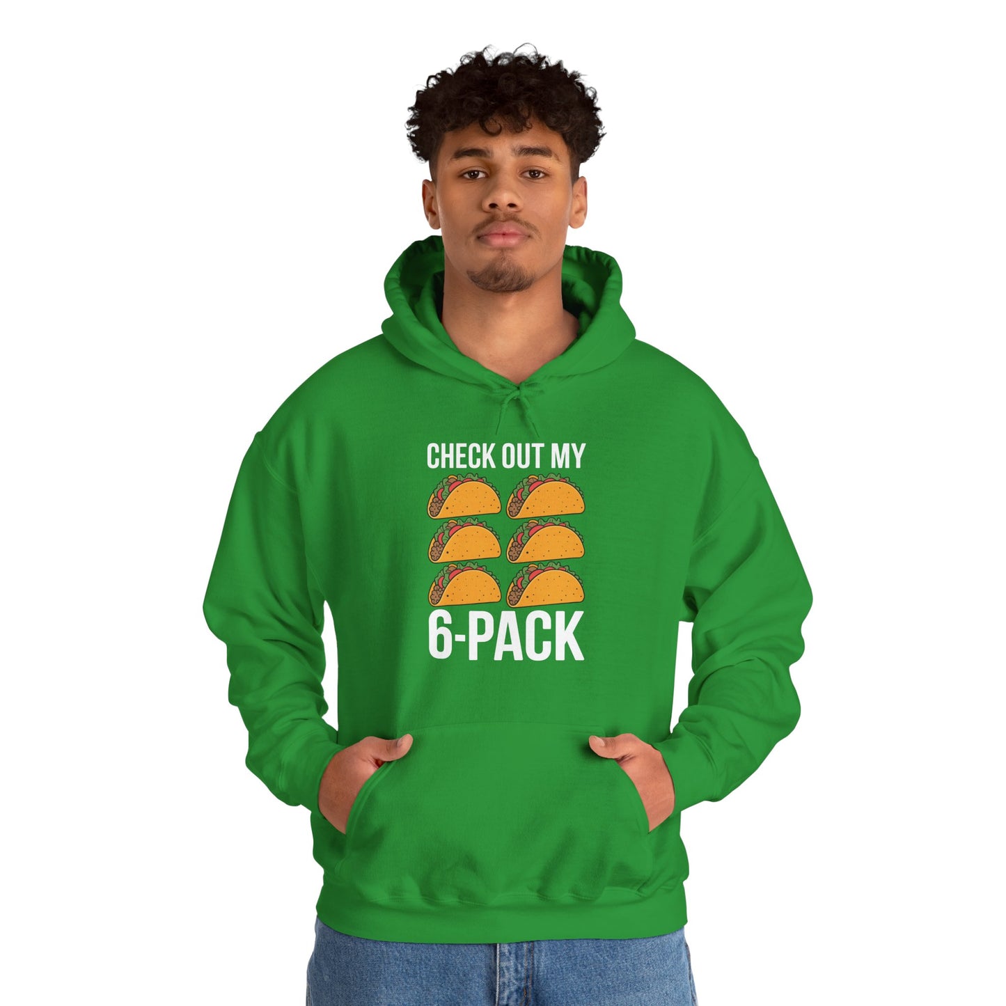 6 Pack Fitness Taco Funny Mexican Gym Top for Taco Lovers Hoodie